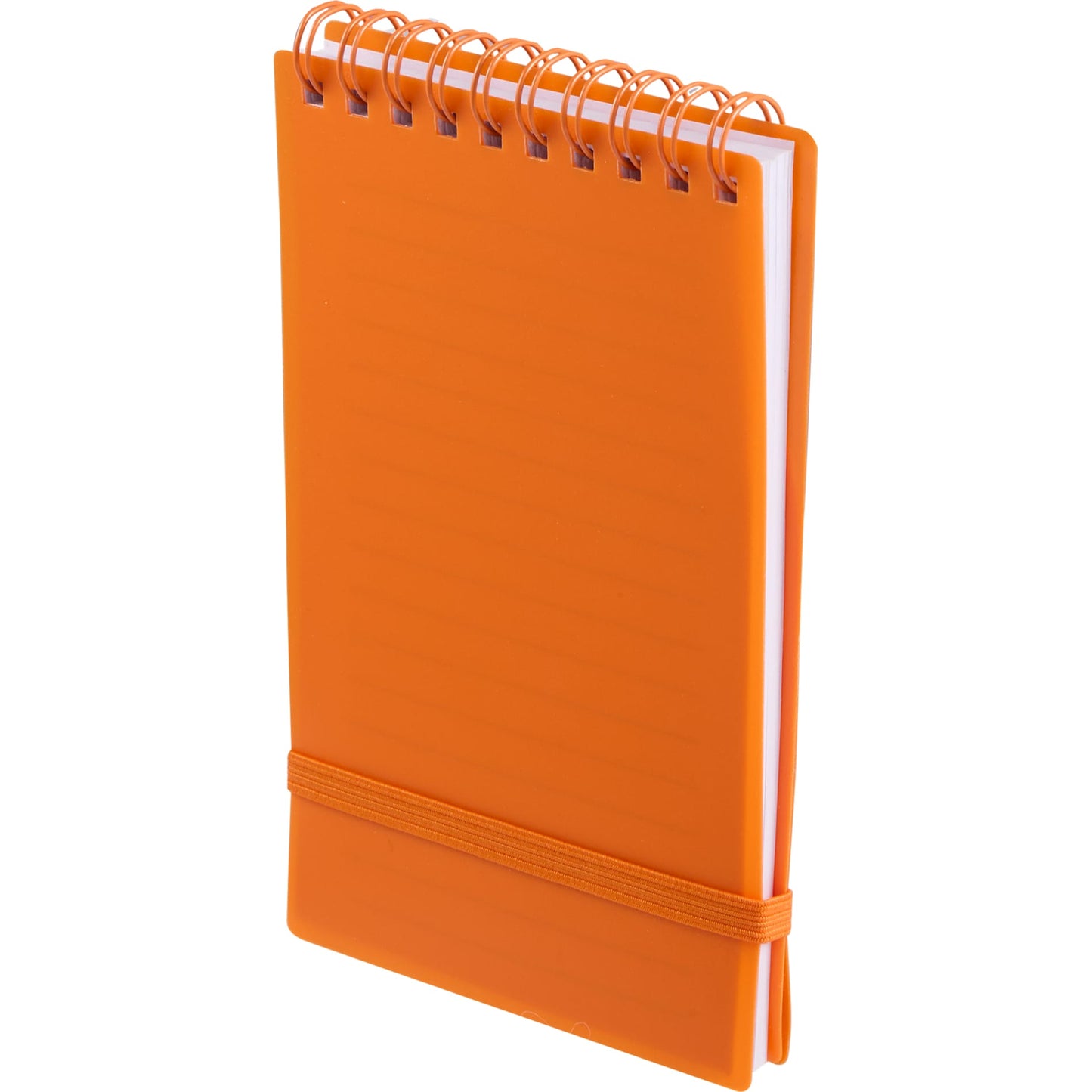 Orange 3" x 5" Recycled Stand Up Pocket Jotter plain