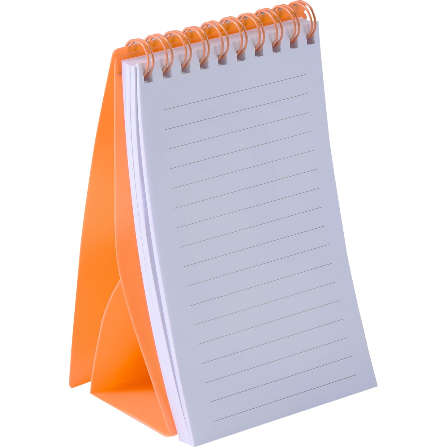 Orange 3" x 5" Recycled Stand Up Pocket Jotter plain