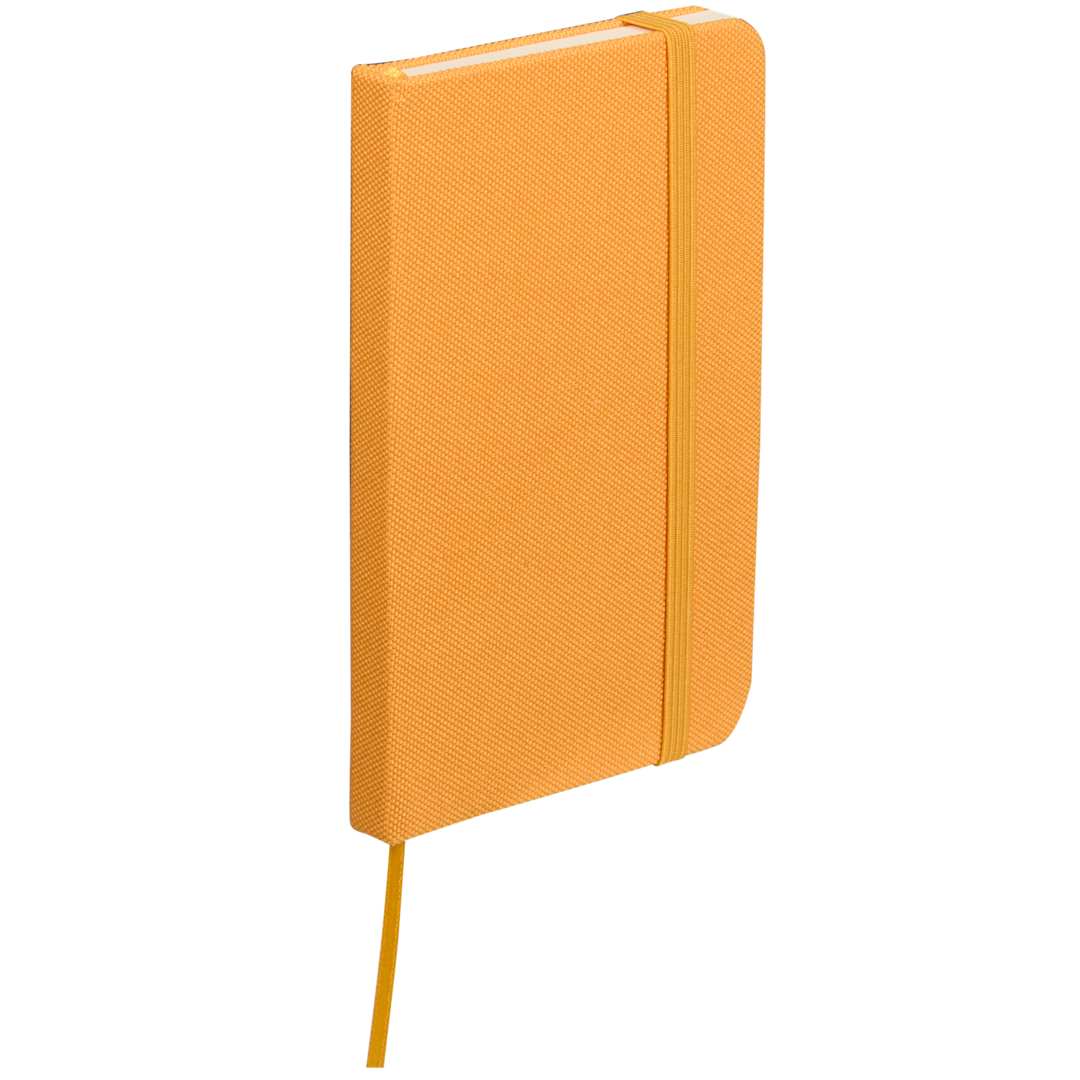 Orange 3.5" x 5.5" Recycled PET Pocket Bound Journal plain
