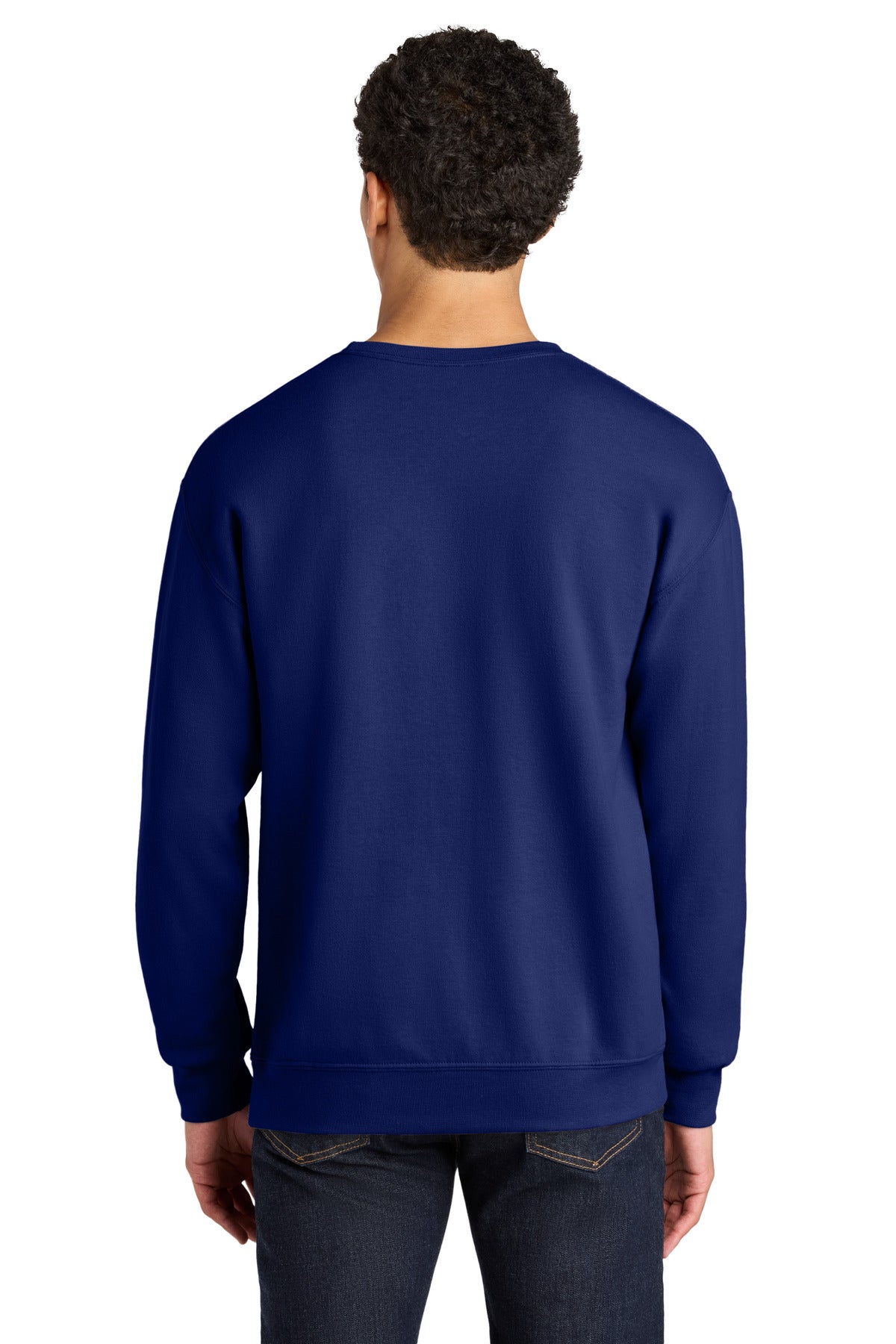 Orchid Jerzees Ultimate Unisex CVC Ring Spun Crewneck Sweatshirt IC48M