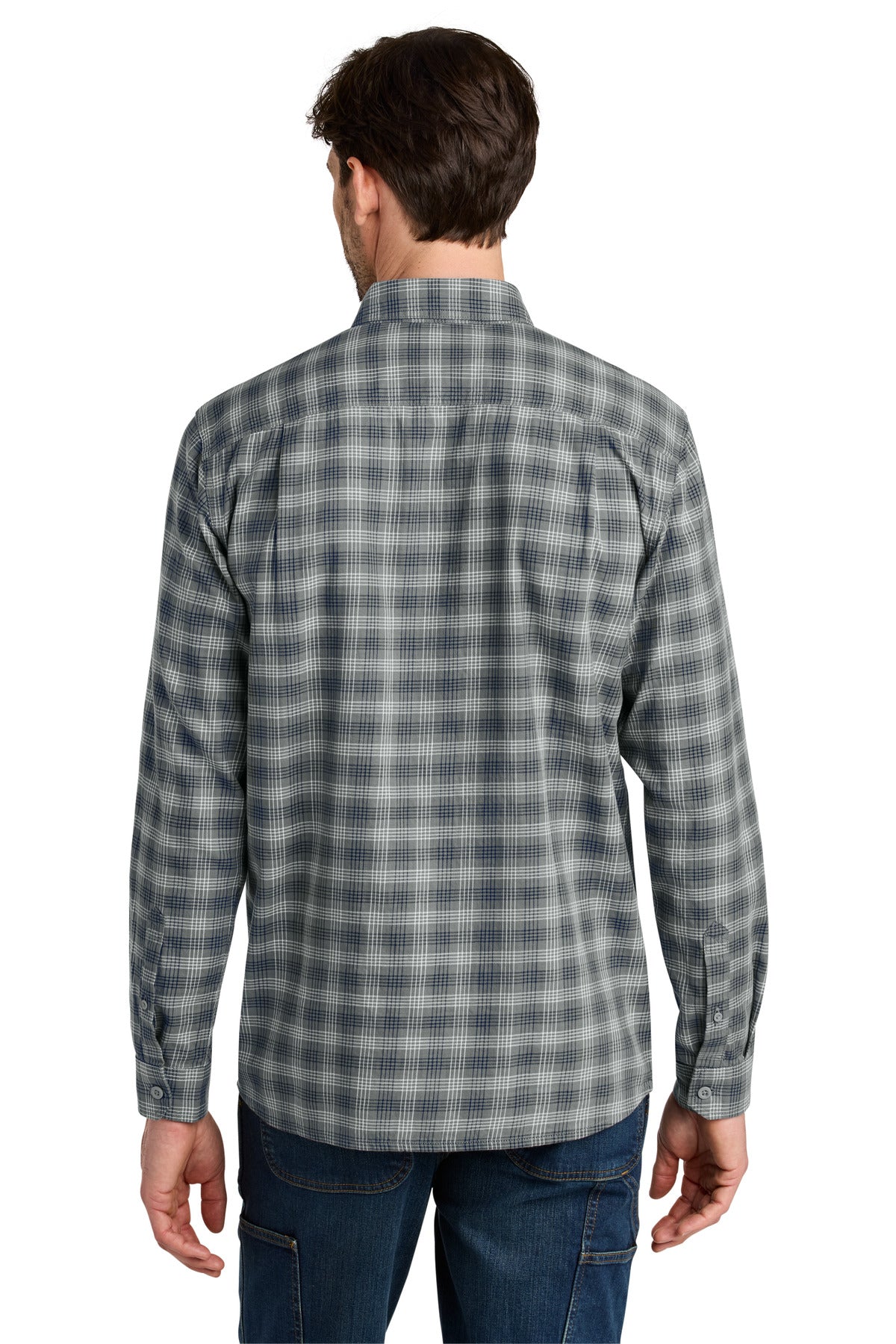 PlaidStlNv Carhartt Rugged Flex Plaid Long Sleeve Shirt CT107109