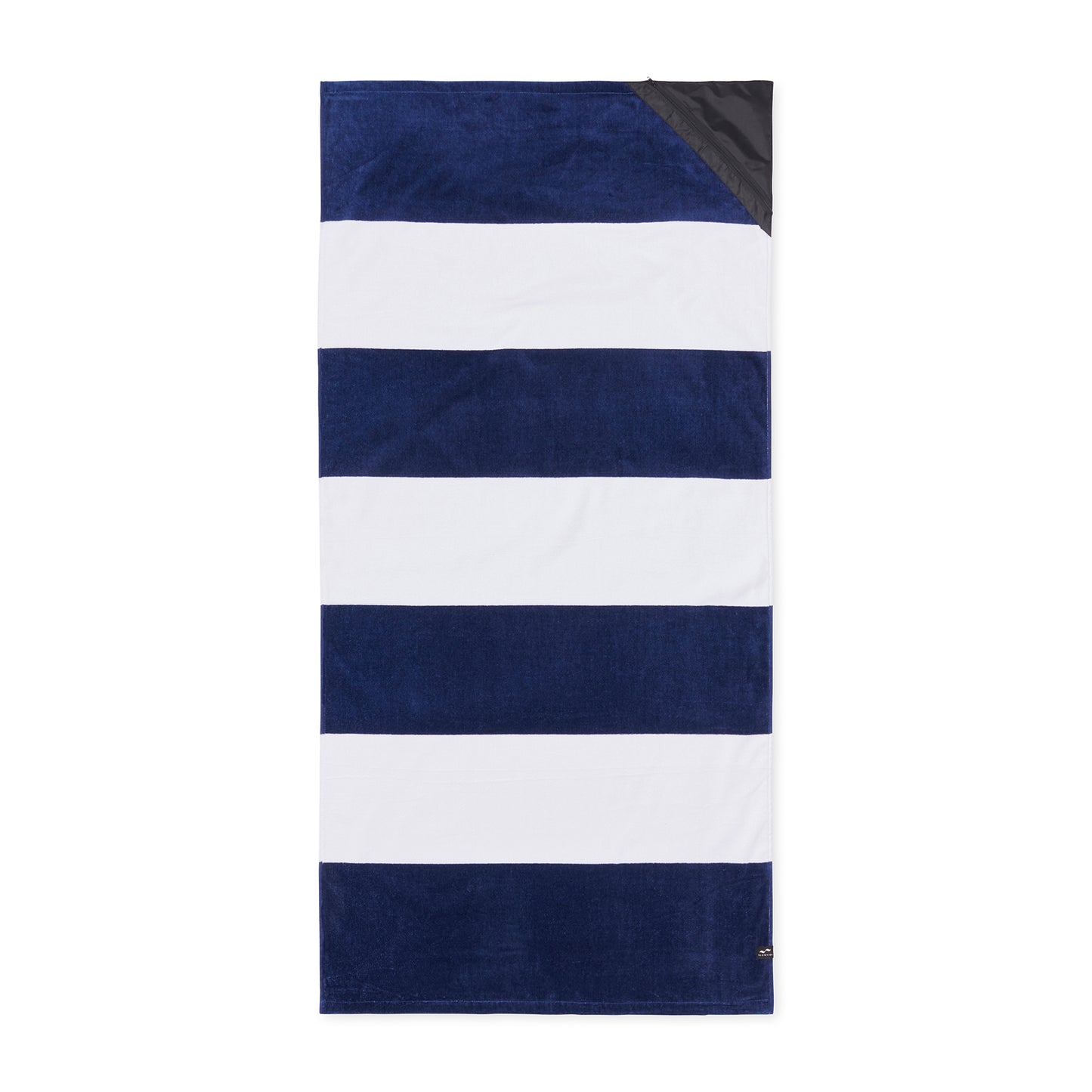Porto Dark Navy Slowtide® Pocket Beach Towel