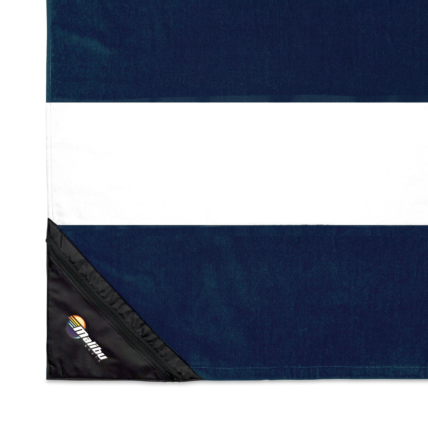 Porto Dark Navy Slowtide® Pocket Beach Towel