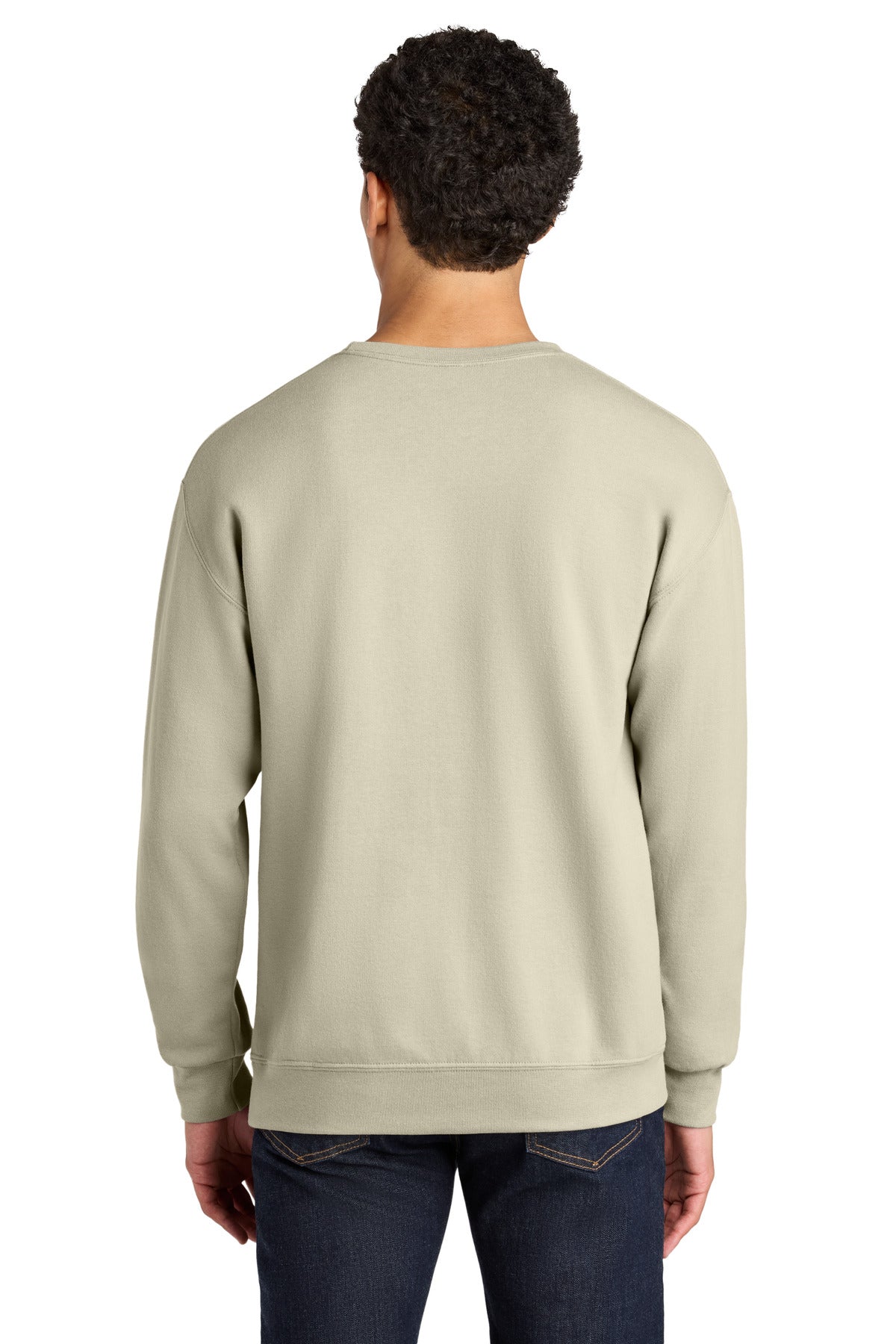 Putty Jerzees Ultimate Unisex CVC Ring Spun Crewneck Sweatshirt IC48M