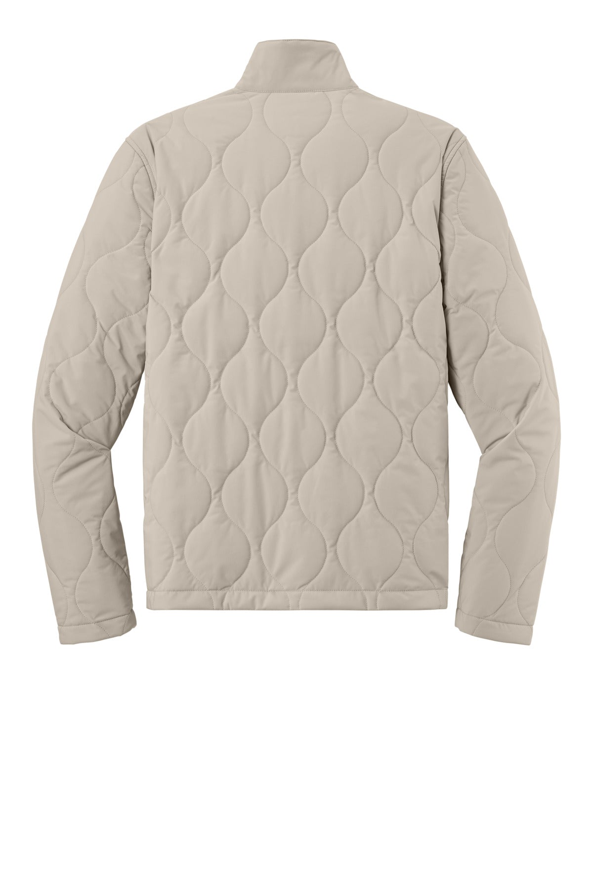 Rear View of Almond Mercer+Mettle Quilted Liner Jacket MM7202