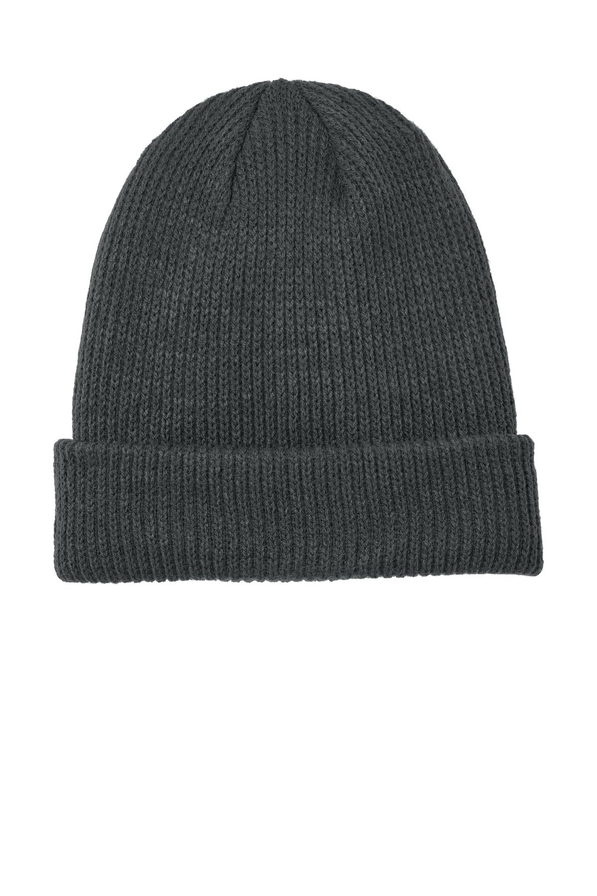 Rear View of AsphaltGry The North Face Truckstop Beanie NF0A5FXY