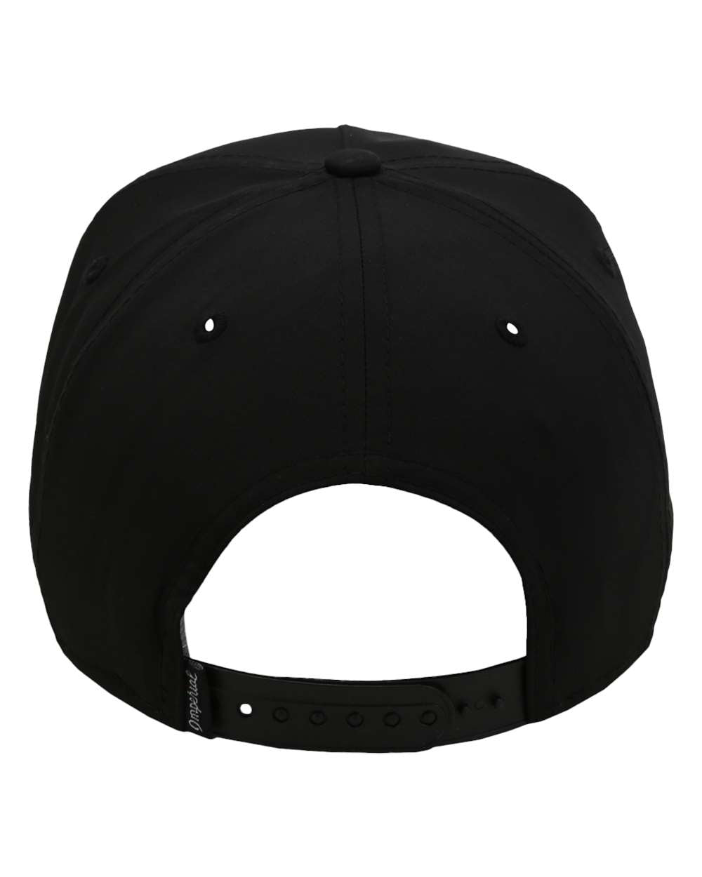Rear View of Black/ Black The Wrightson Cap - 5054