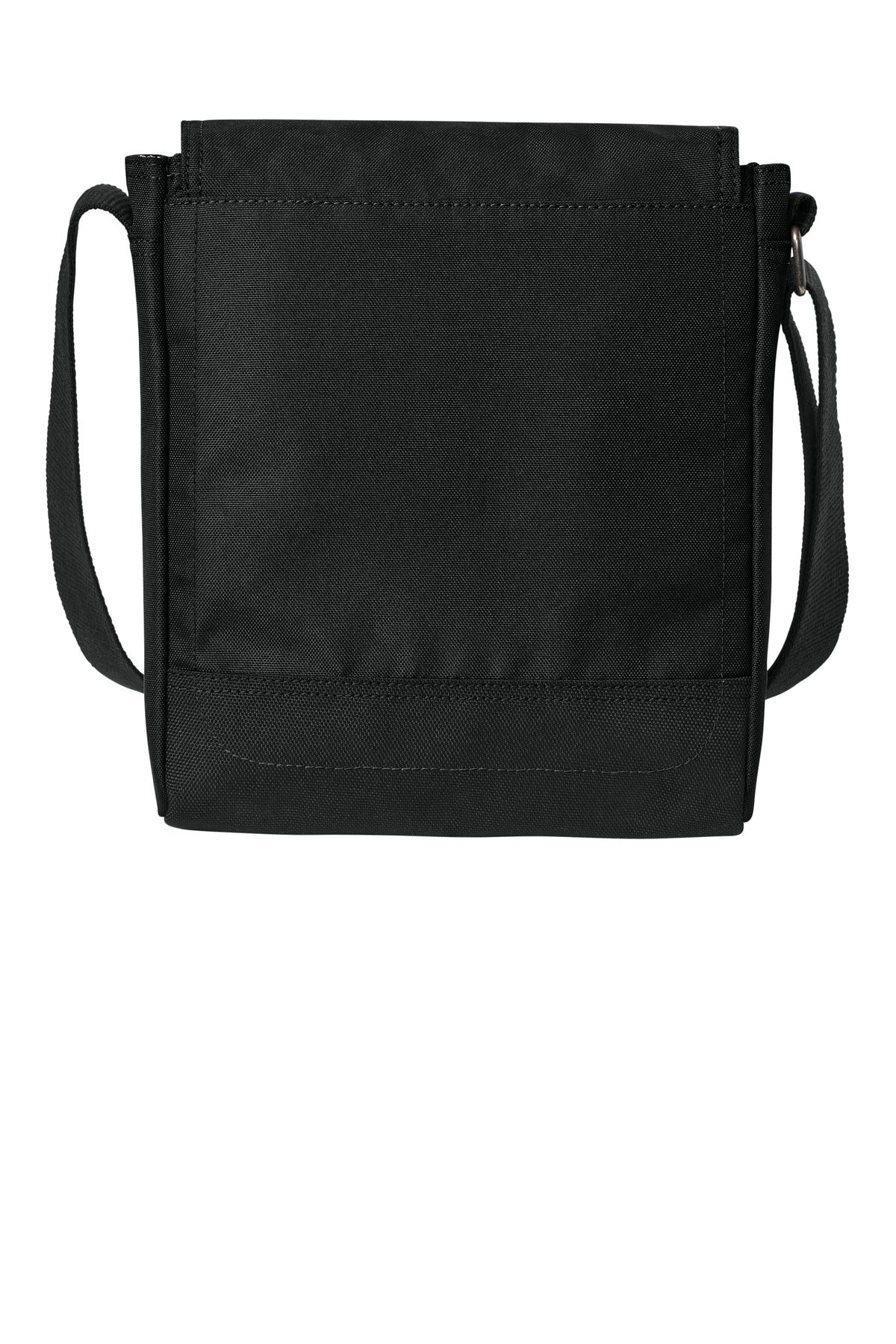 Rear View of Black Carhartt Crossbody Snap Bag CTB0000606