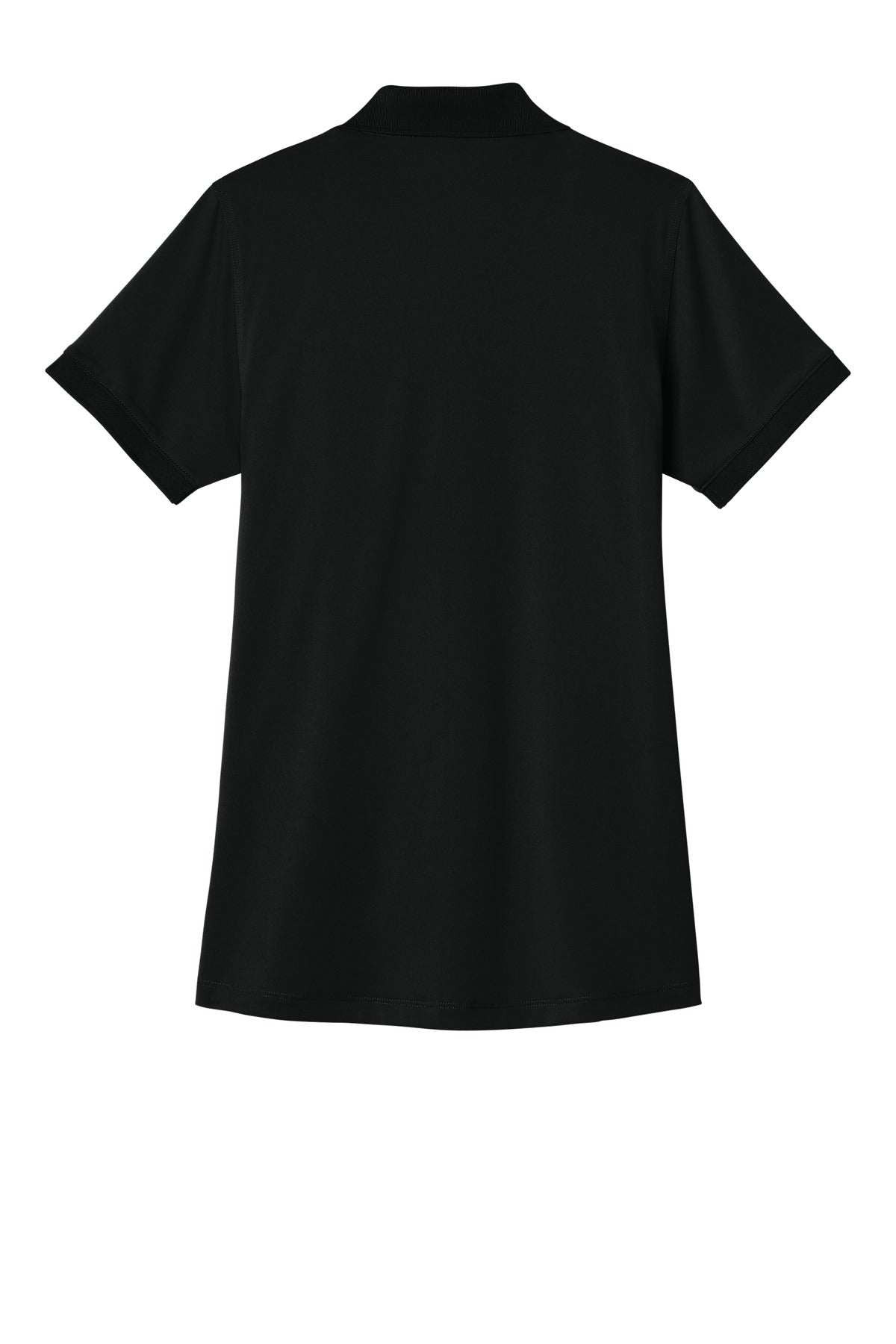 Rear View of Black CornerStone Women's Workwear Pro Polo CS451