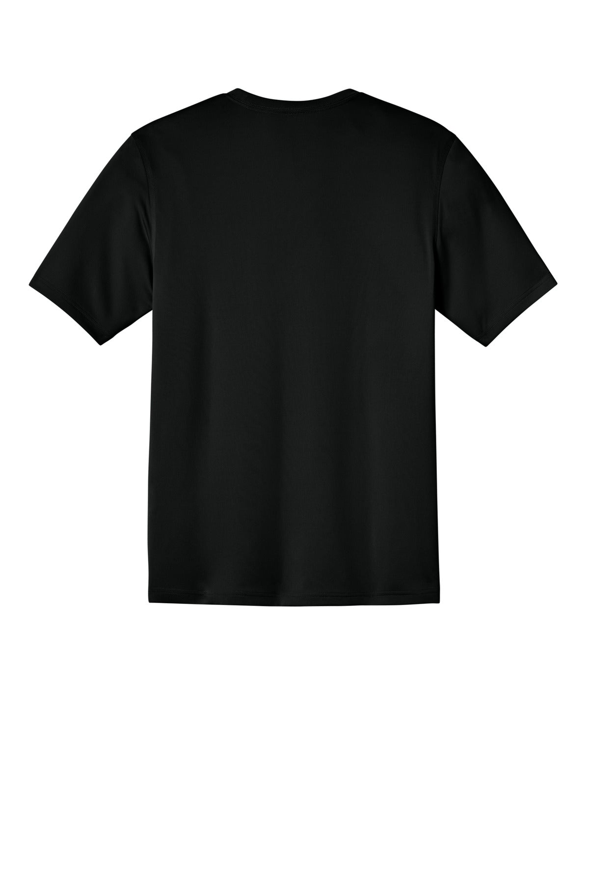Rear View of Black CornerStone Workwear Pro Short Sleeve Pocket Tee CS440P