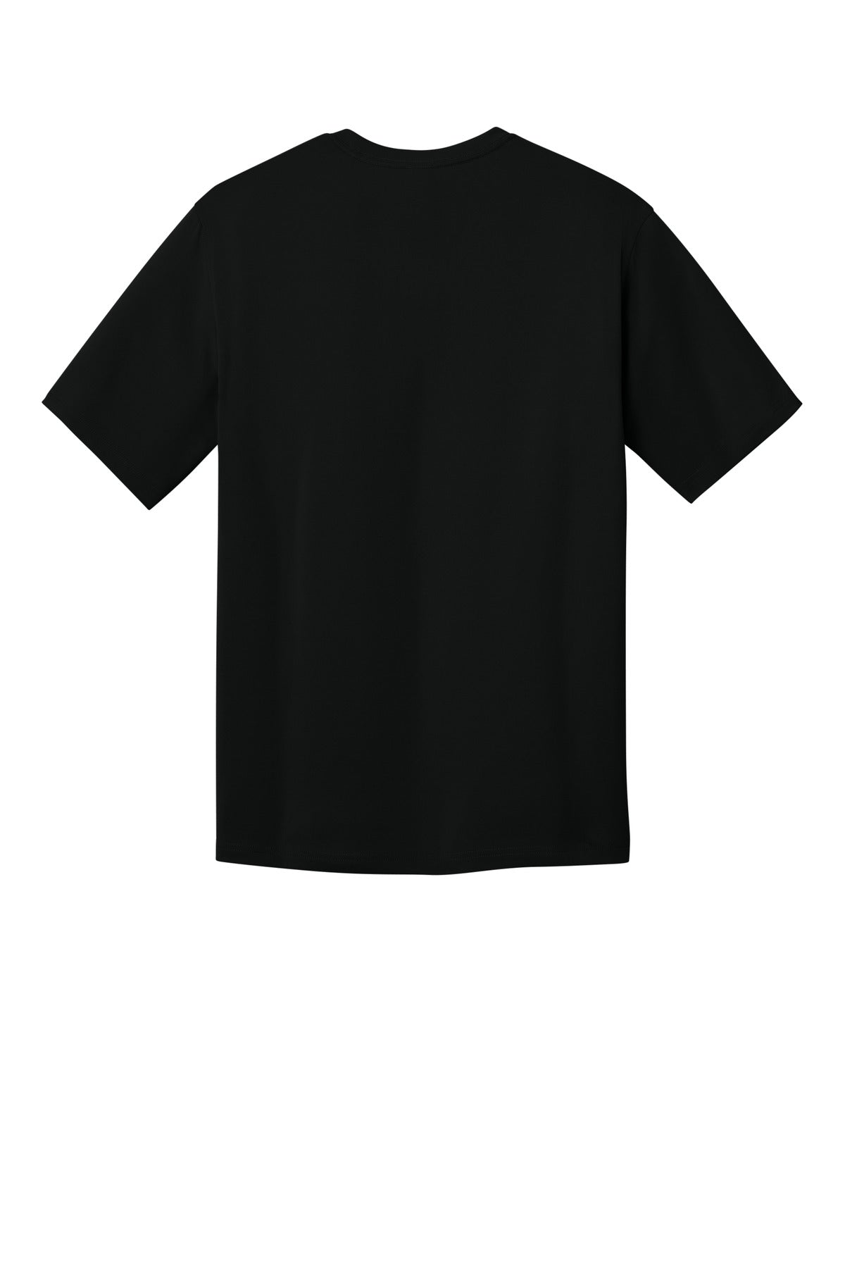 Rear View of Black CornerStone Workwear Pro Short Sleeve Tee CS440