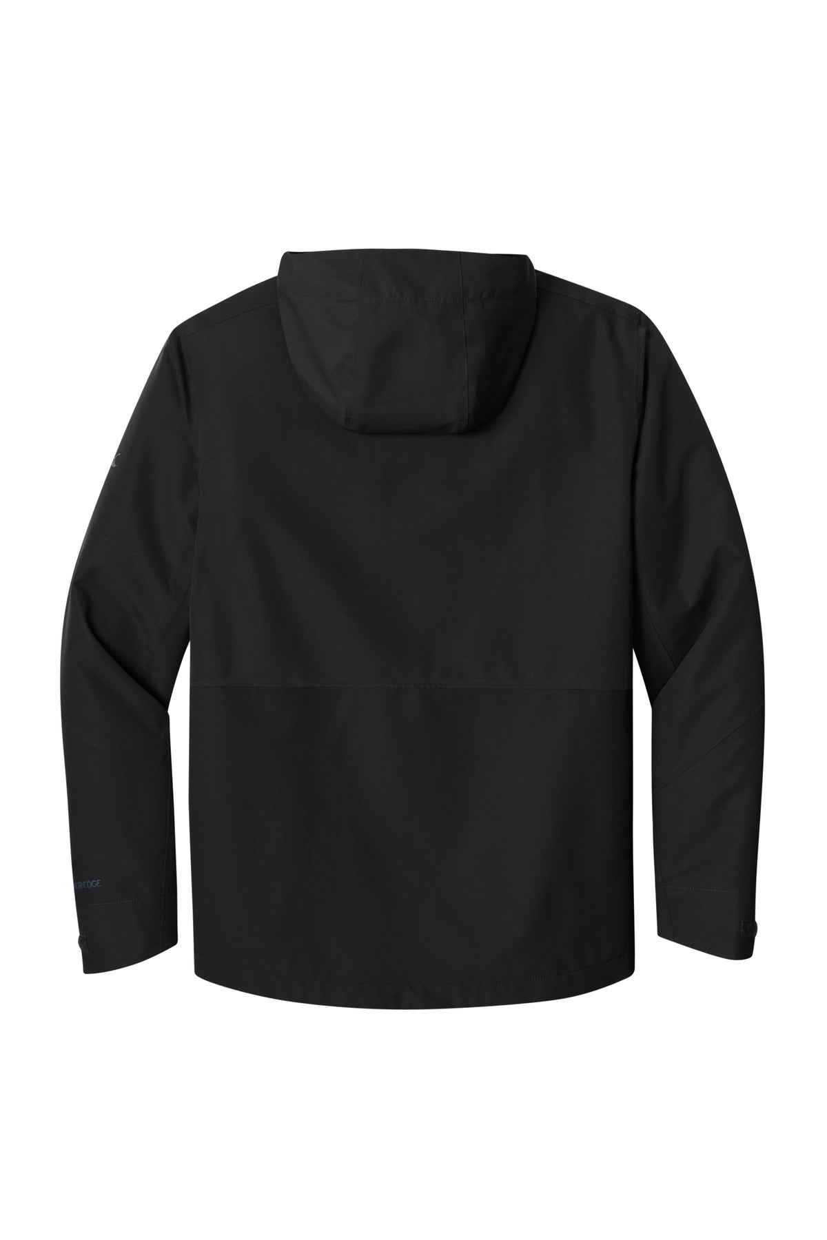 Rear View of Black Eddie Bauer WeatherEdge Ridge 3-in-1 Jacket EB658