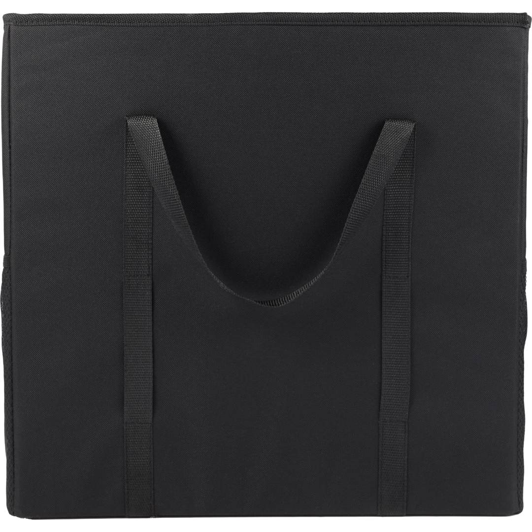 Rear View of Black Recycled Trunk Organizer plain