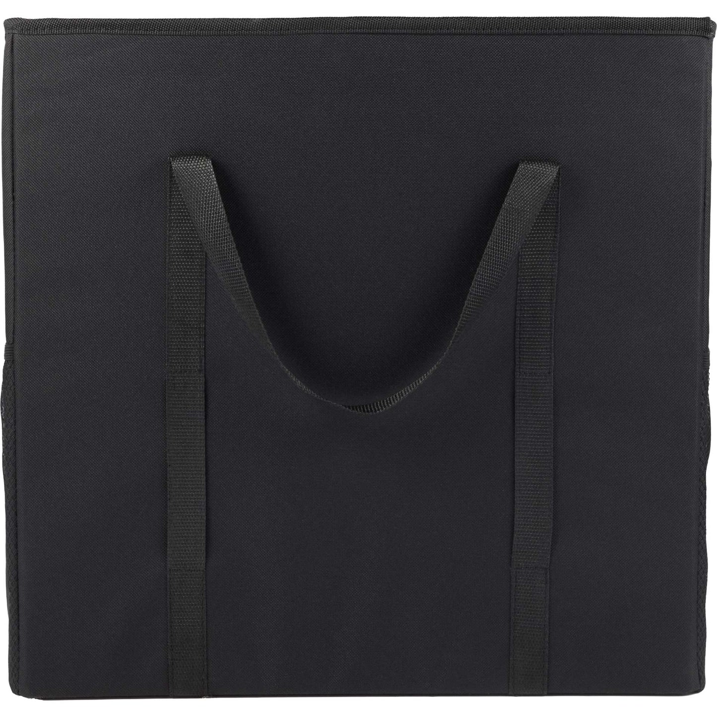 Rear View of Black Recycled Trunk Organizer plain