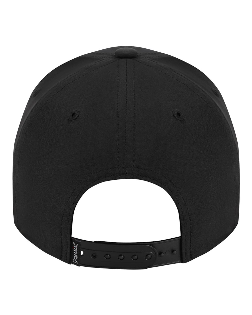 Rear View of Black The Independent Cap - 7054N