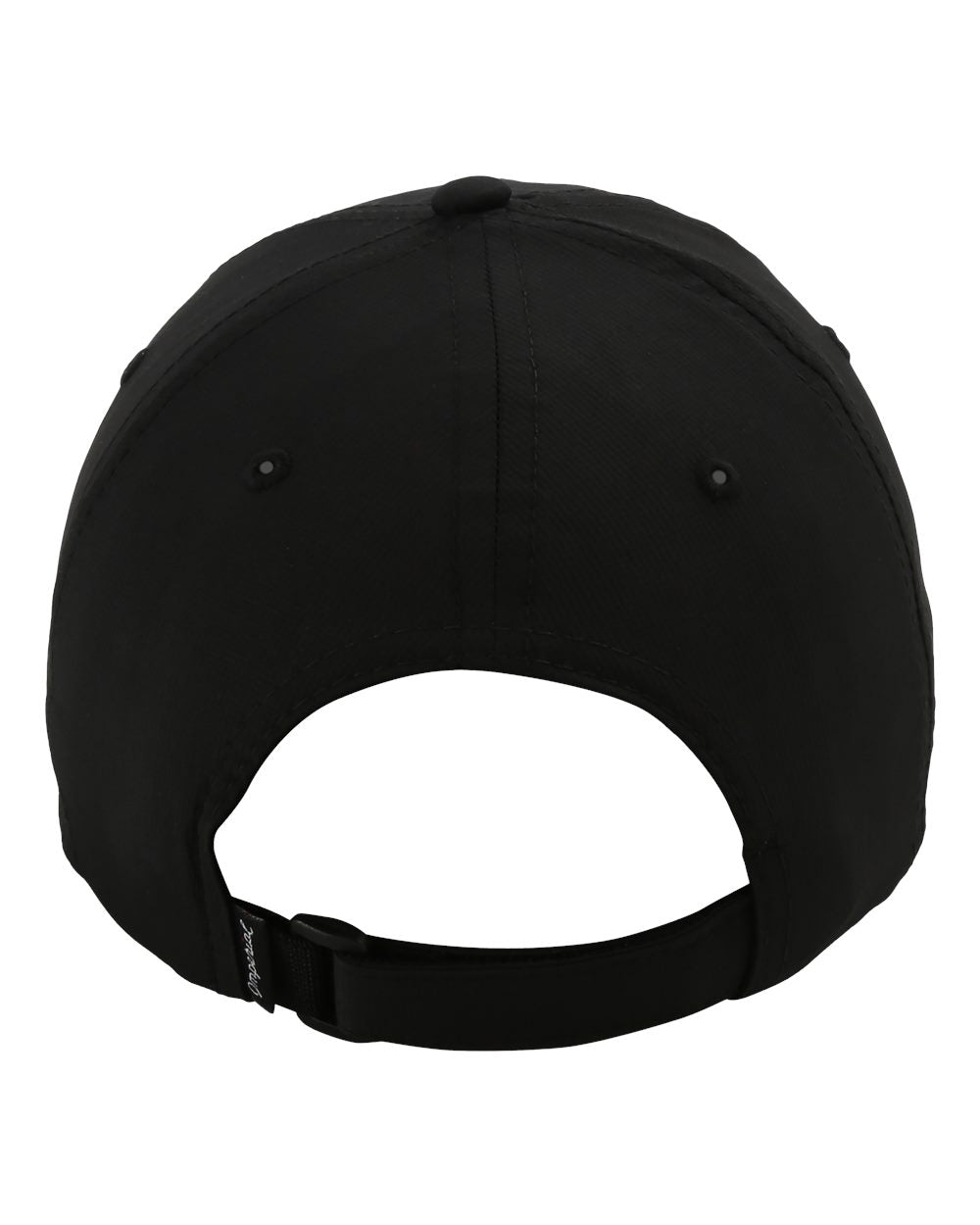 Rear View of Black The Original Performance Cap - X210P