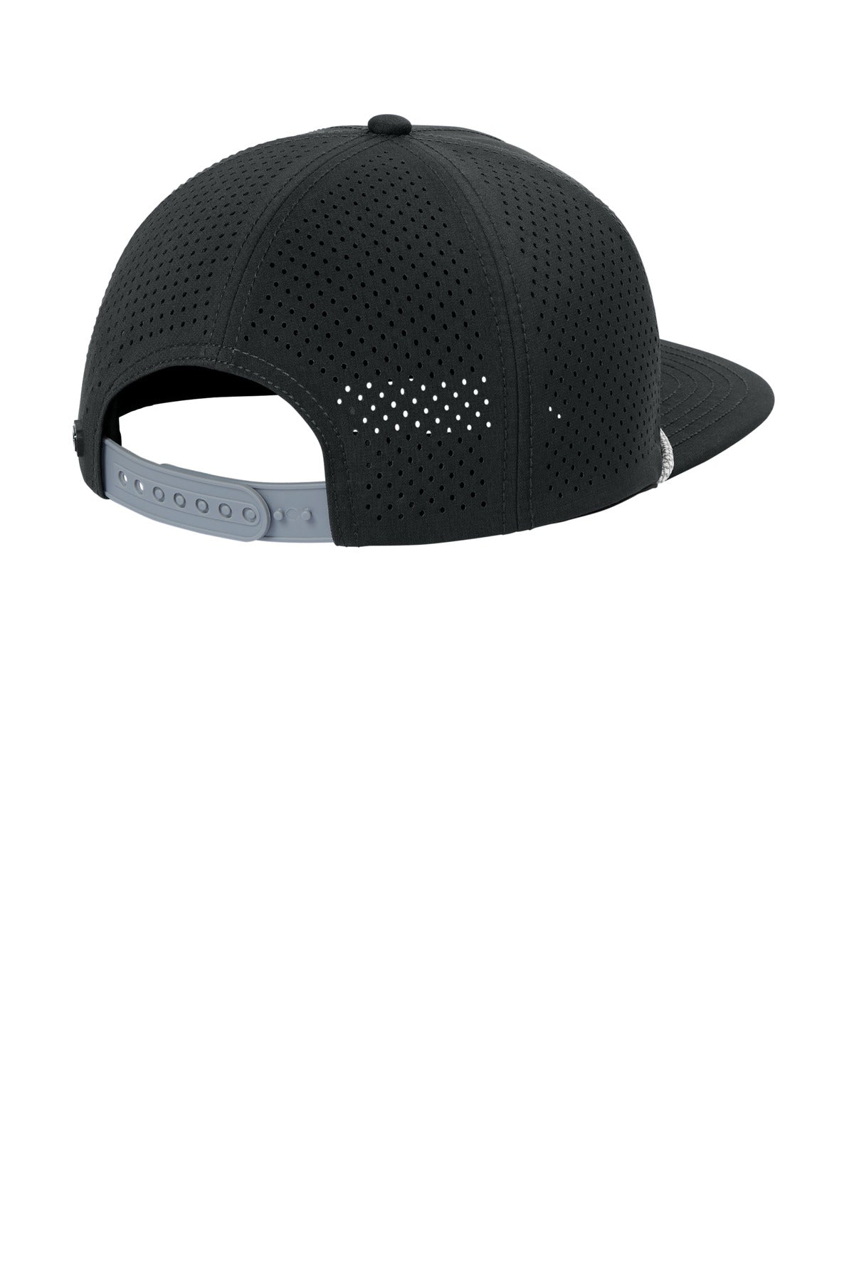 Rear View of Blacktop OGIO 5-Panel Rope Performance Cap OG607