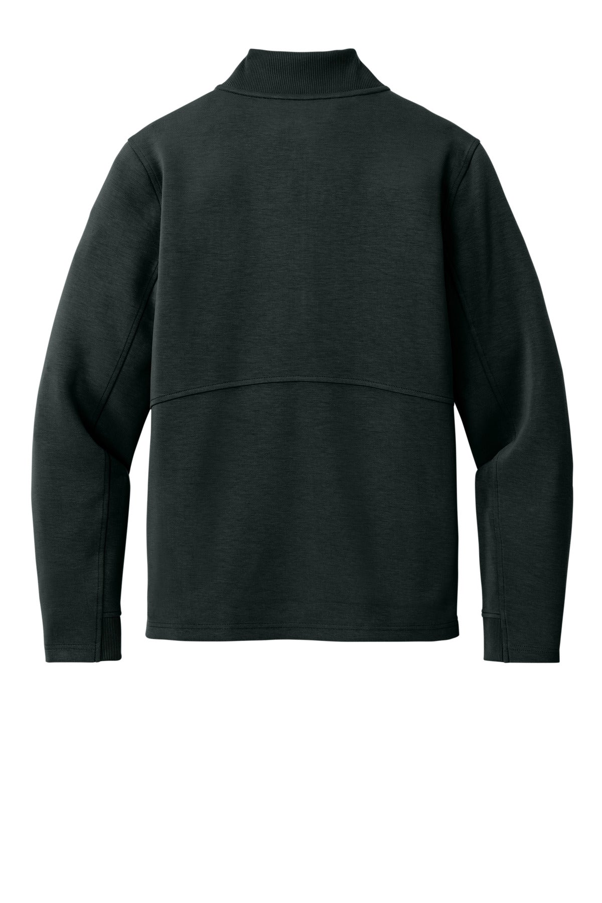 Rear View of Blacktop OGIO Transcend 1/4-Zip OG861