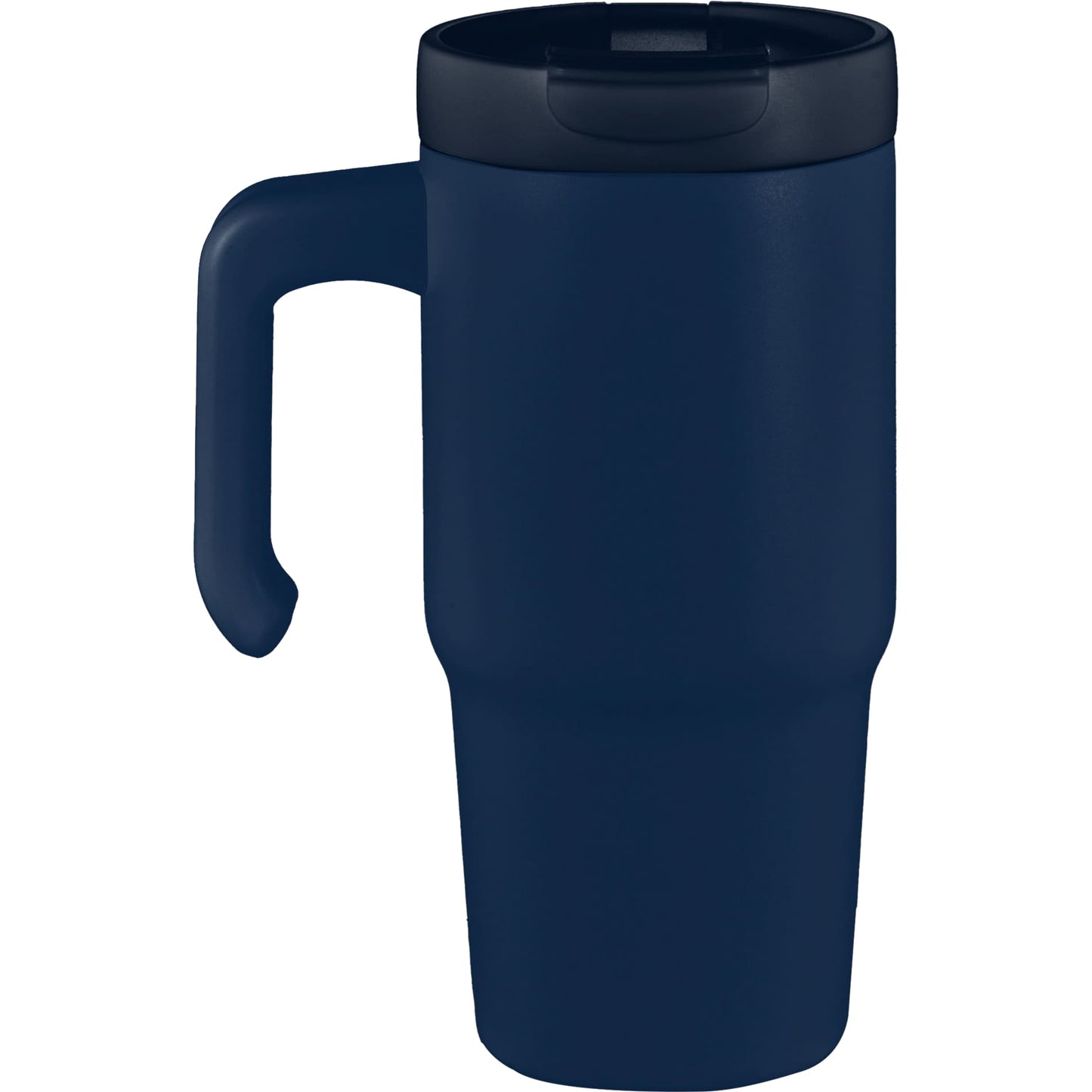 Rear View of Blue Peak Recycled Insulated Sip or Swig Mug 24oz plain