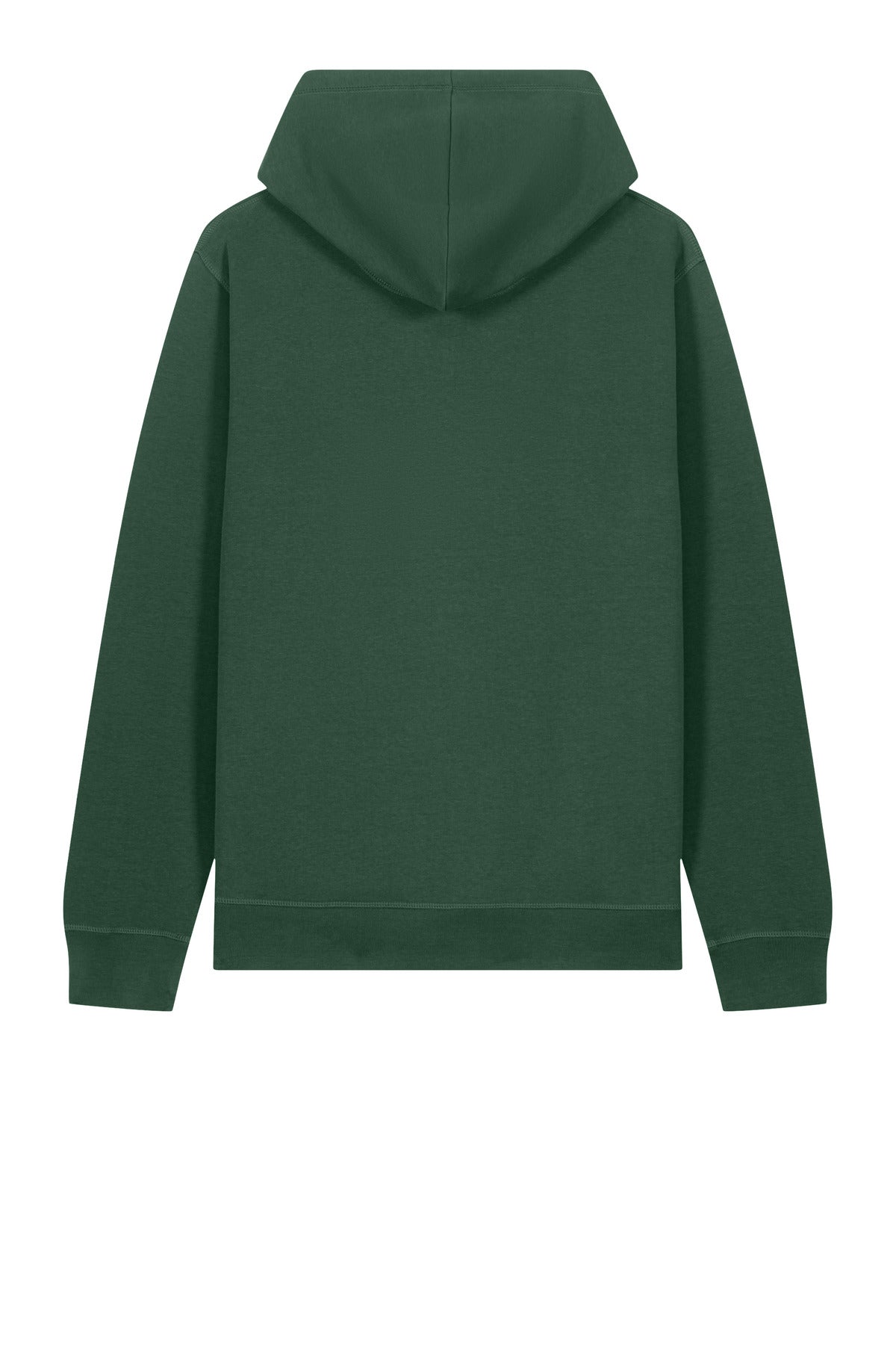 Rear View of BottleGrn Stanley/Stella Unisex Sounder Hooded Sweatshirt SXU012