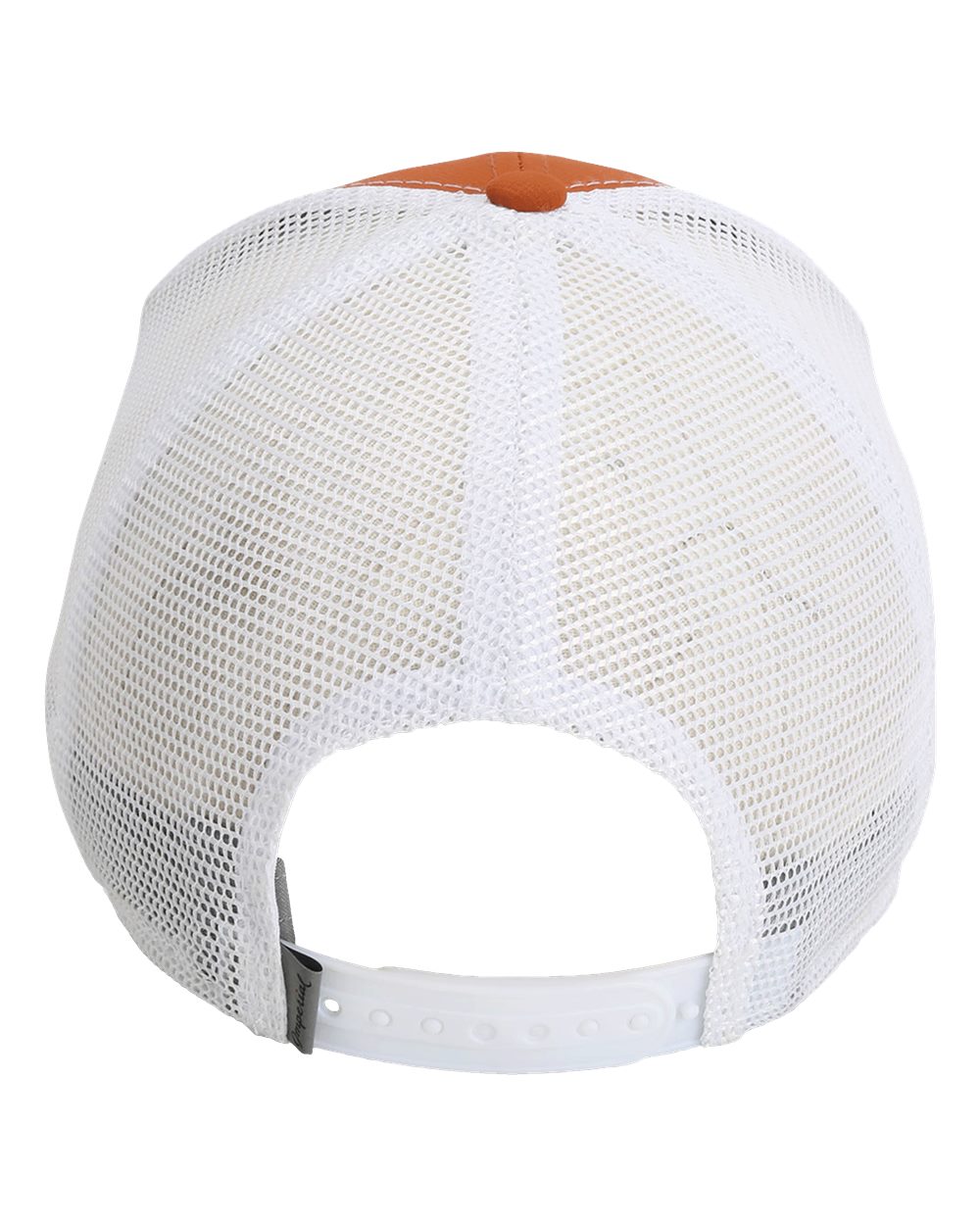 Rear View of Burnt Orange/ White The Original Sport Mesh Cap - X210SM