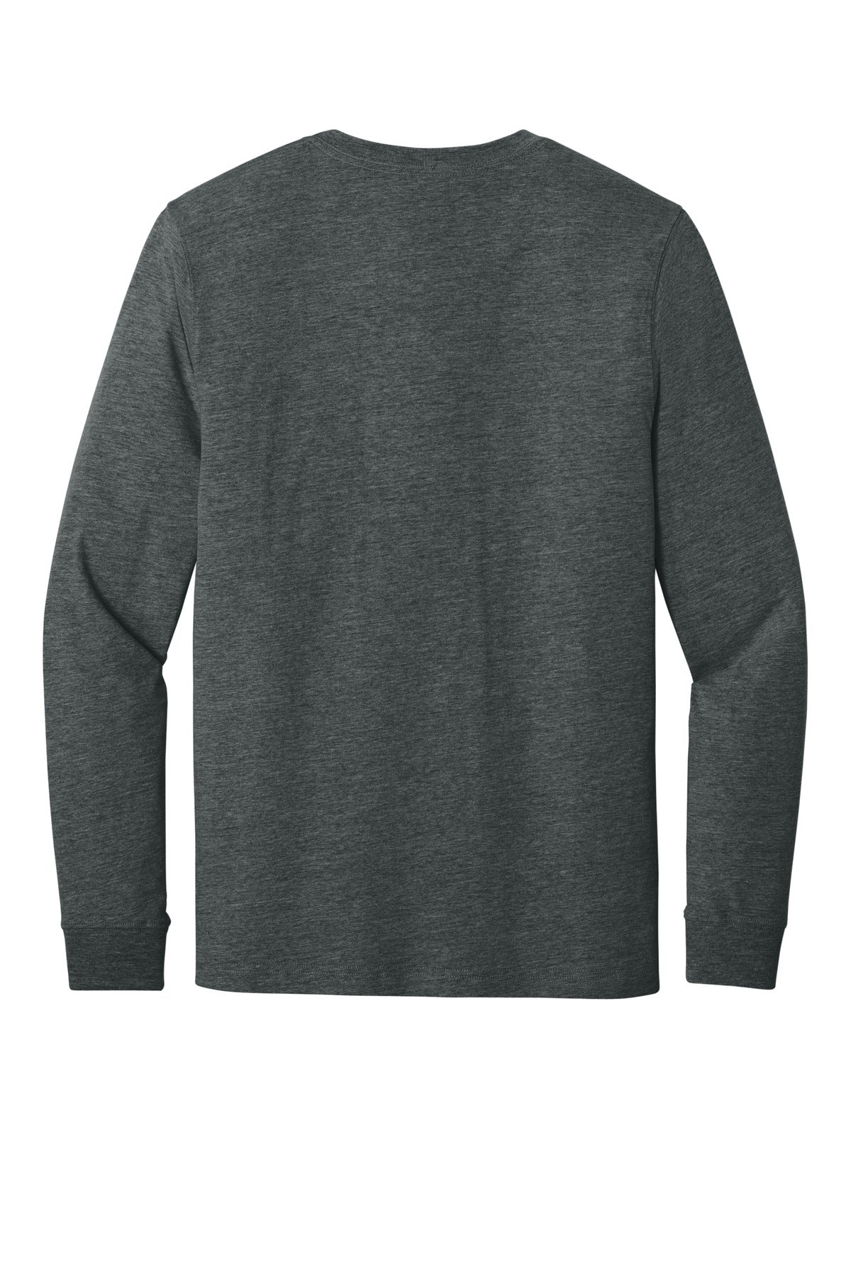 Rear View of CarbonHthr Carhartt Long Sleeve T-Shirt CT106921