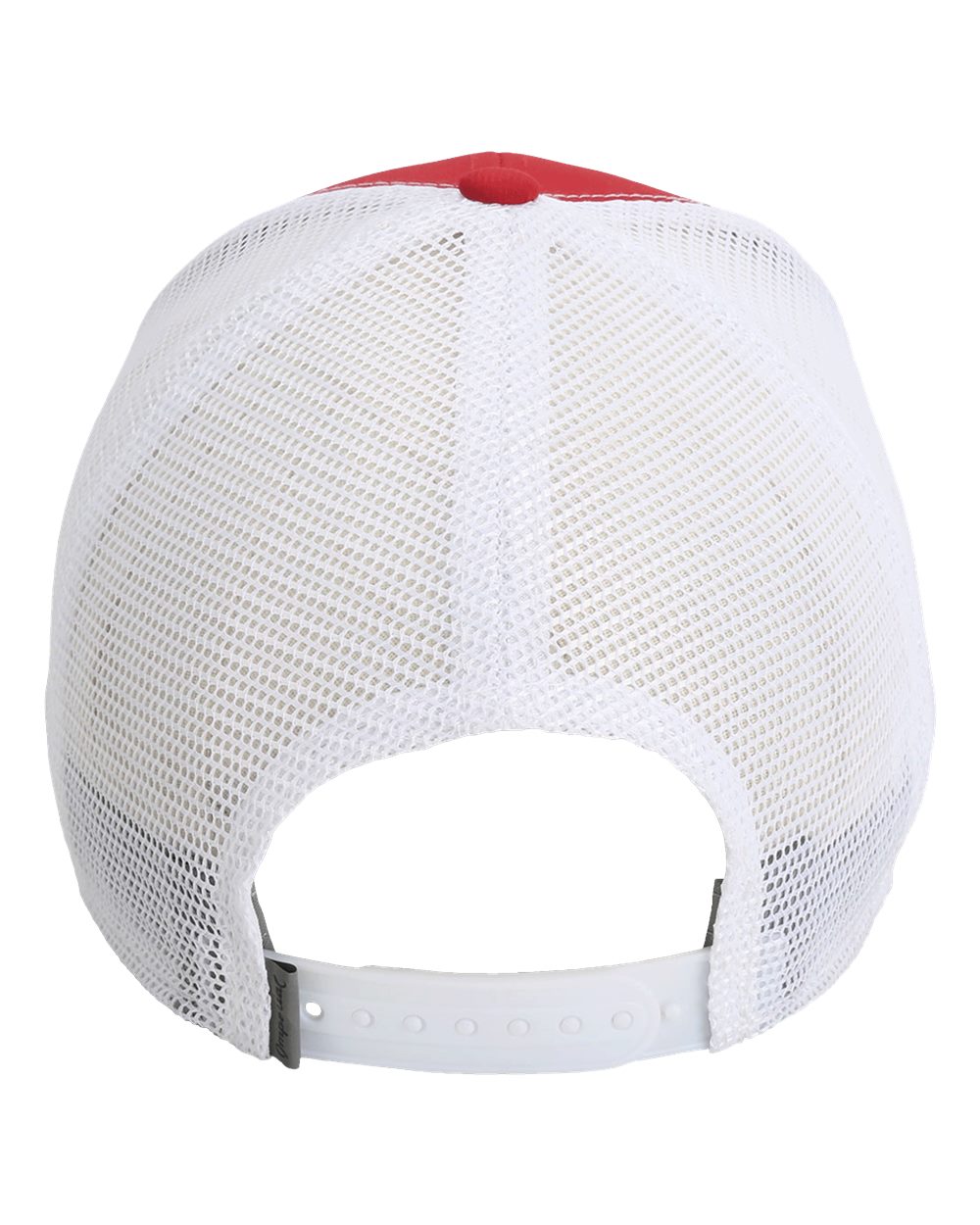 Rear View of Cardinal/ White The Original Sport Mesh Cap - X210SM