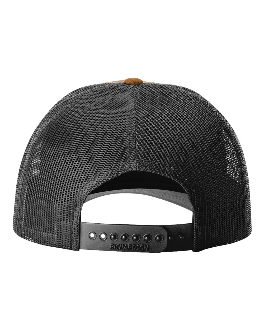 Rear View of Carmel/ Black Low Pro Trucker Cap - 115