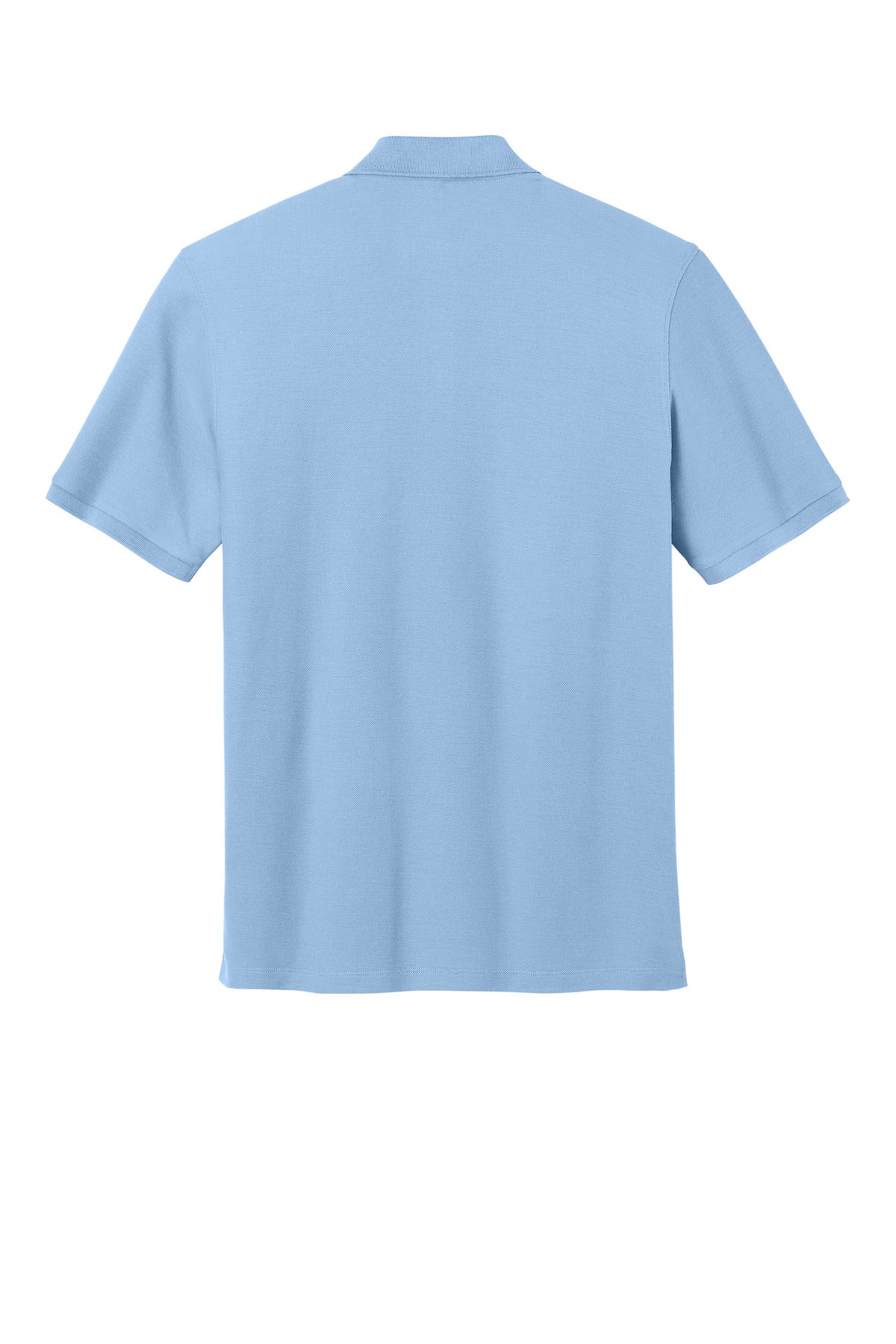 Rear View of CloudBlue Port Authority Wearever Signature Pique Pocket Polo K200P