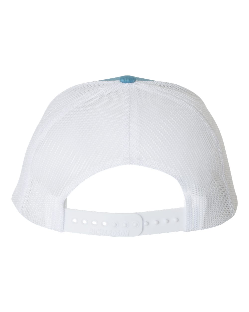 Rear View of Columbia Blue/ White Snapback Trucker Cap - 112