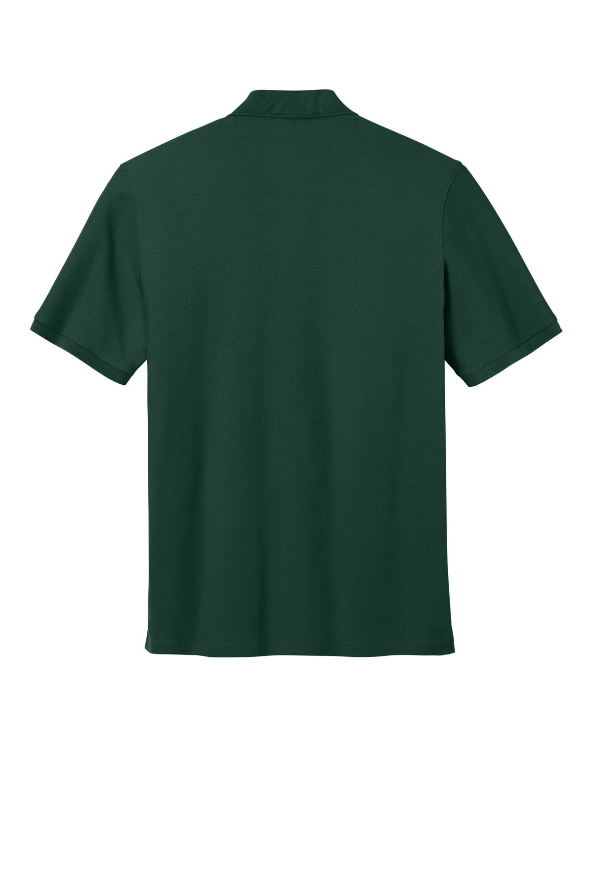 Rear View of DarkGreen Port Authority Wearever Signature Pique Pocket Polo K200P