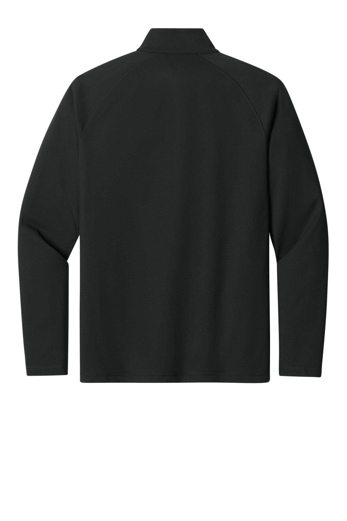Rear View of DeepBlack Eddie Bauer Adventurer 1/4-Zip EB120