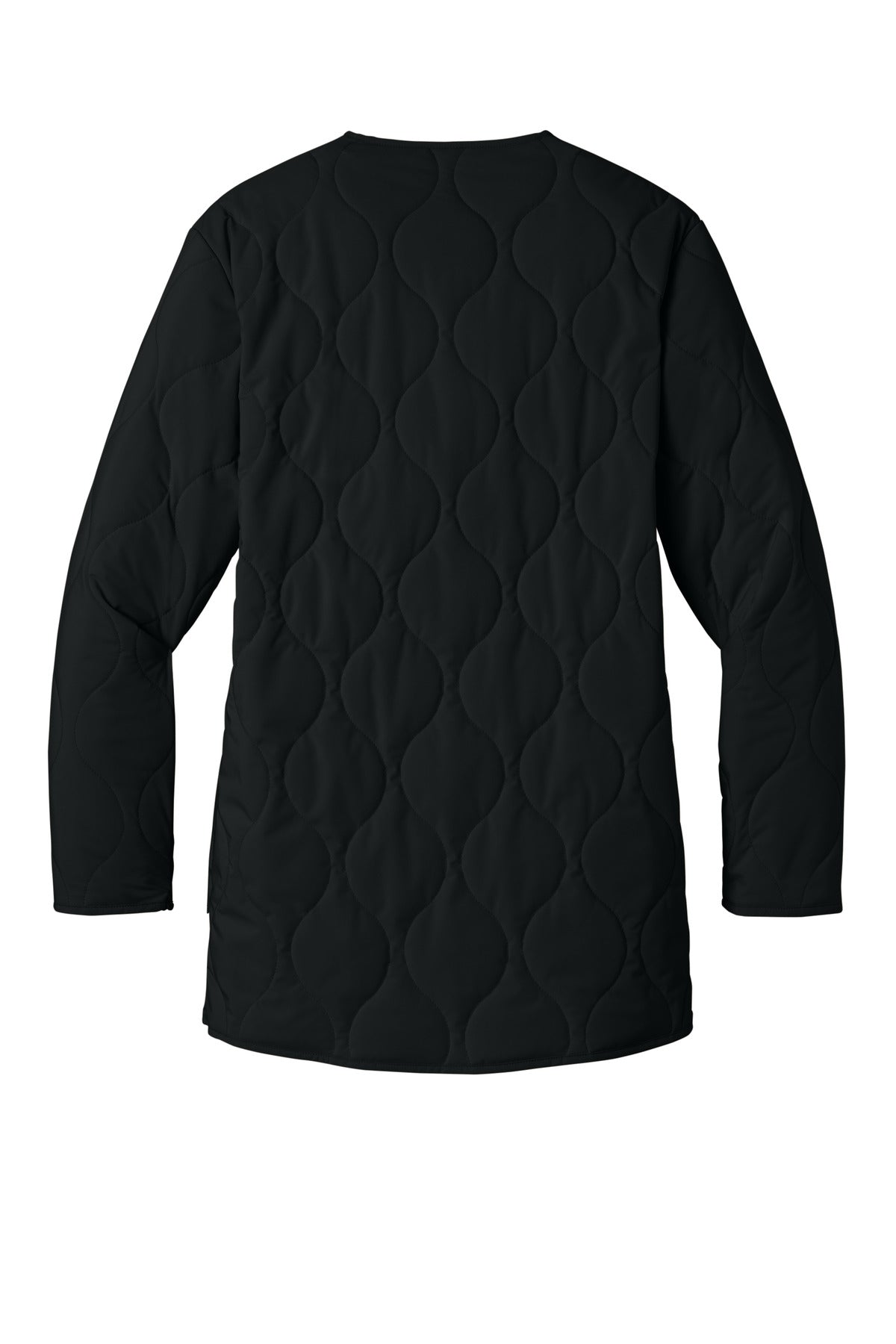 Rear View of DeepBlack Mercer+Mettle Women's Quilted Liner Jacket MM7203