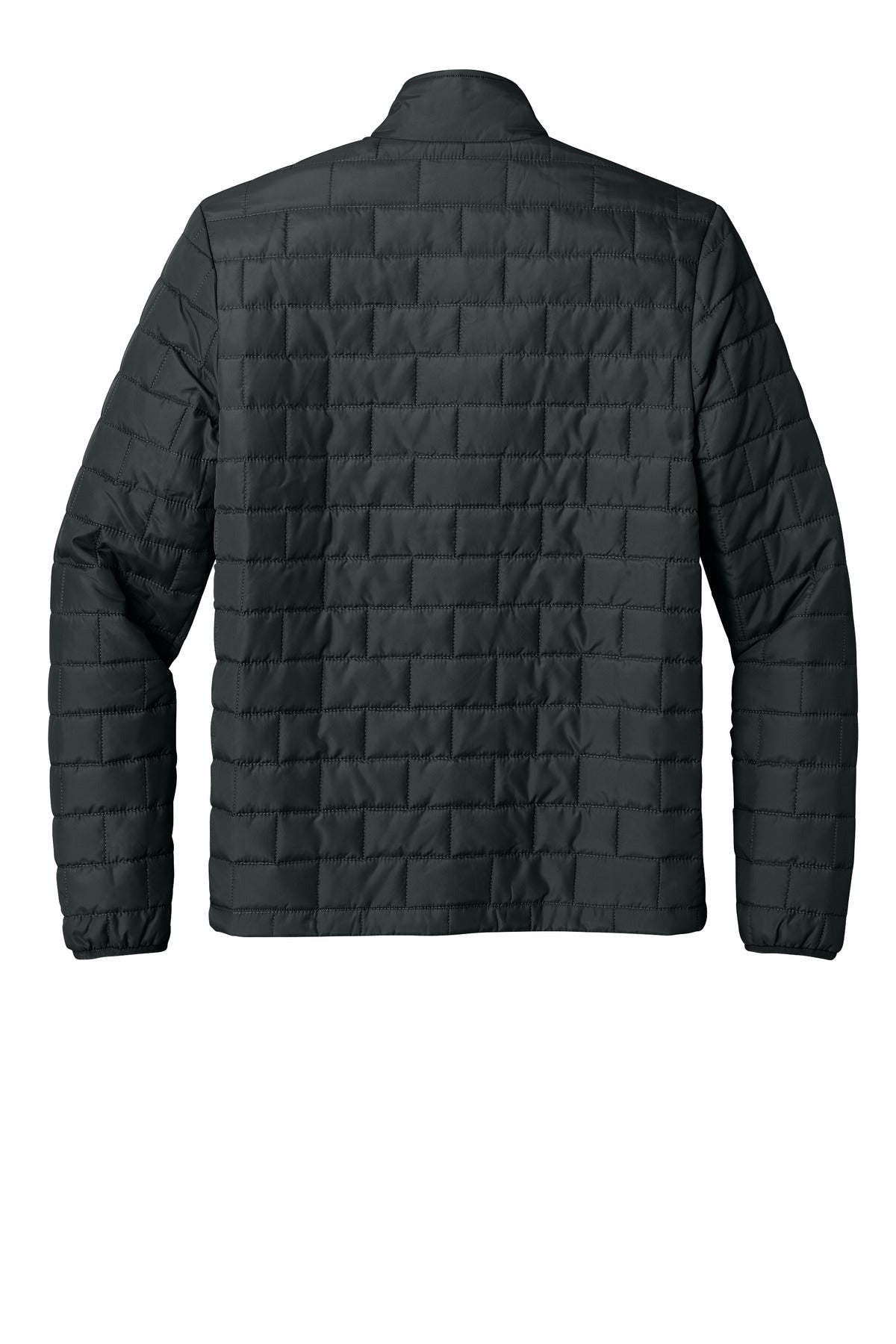 Rear View of DeepBlack Port Authority C-FREE Brick Jacket J854