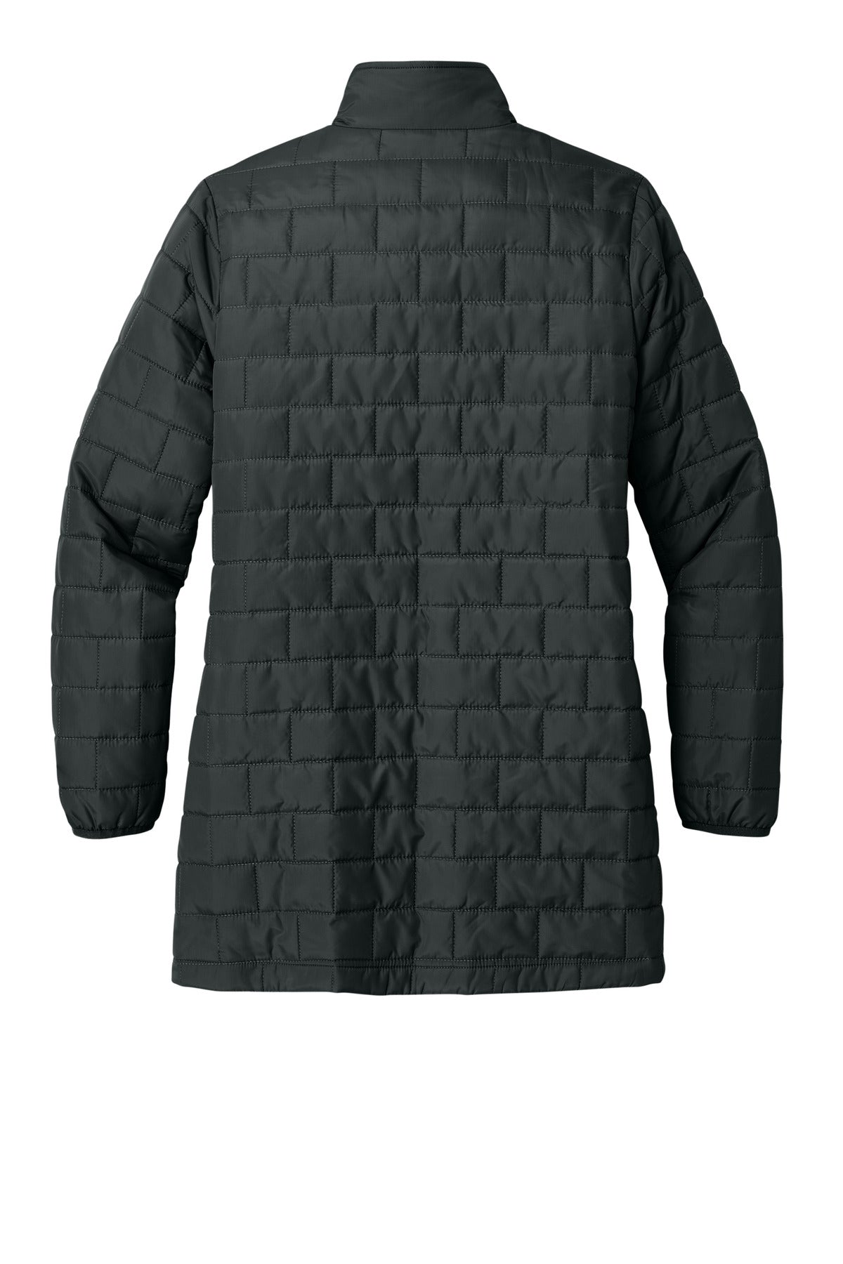 Rear View of DeepBlack Port Authority Women's C-FREE Brick Jacket L854
