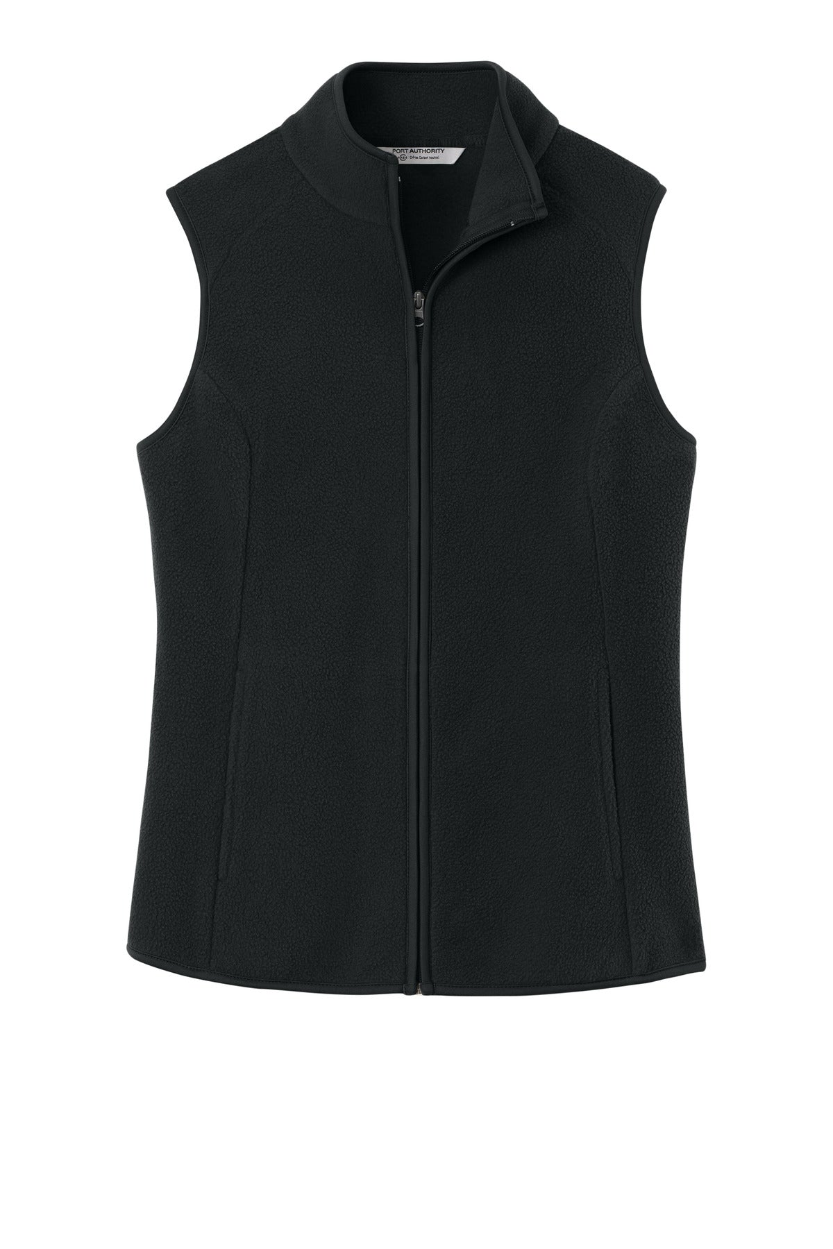 Rear View of DeepBlack Port Authority Women's C-FREE Fleece Vest L702