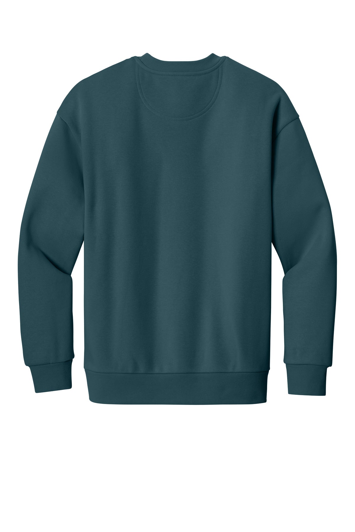 Rear View of DeepCyan District V.I.T. Heavyweight Fleece Crew DT6154