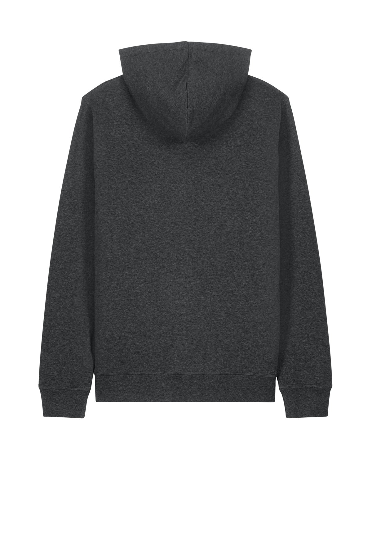 Rear View of DkHtGry Stanley/Stella Unisex Sounder Hooded Sweatshirt SXU012