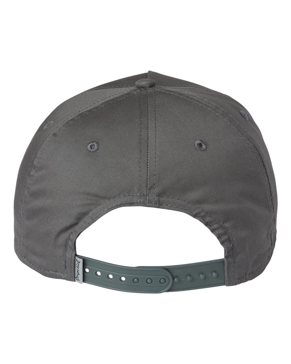 Rear View of Graphite/ Black The Barnes Cap - 5056