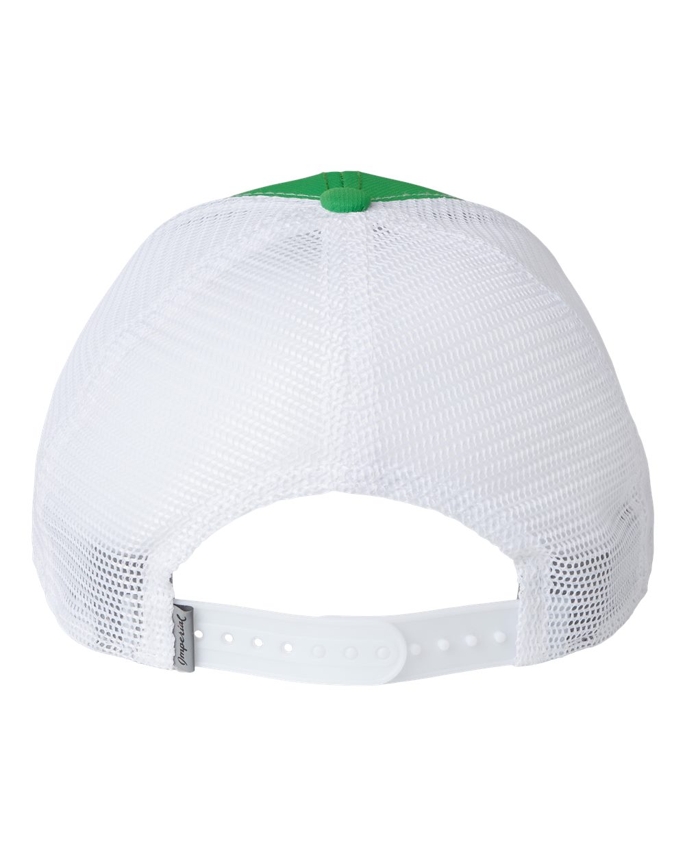 Rear View of Grass/ White The Original Sport Mesh Cap - X210SM