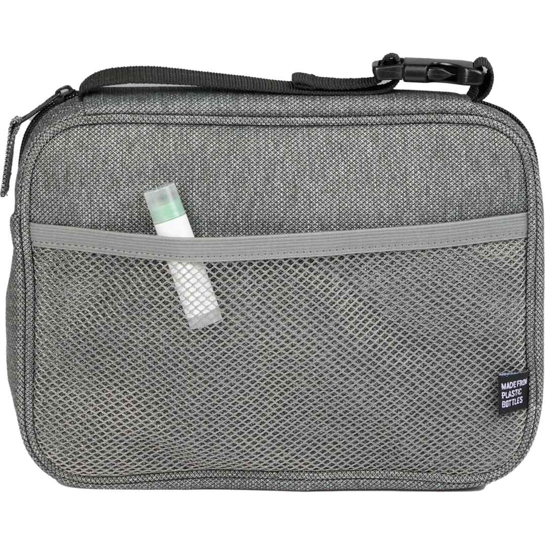 Rear View of Gray Vila Recycled Travel Organizer plain
