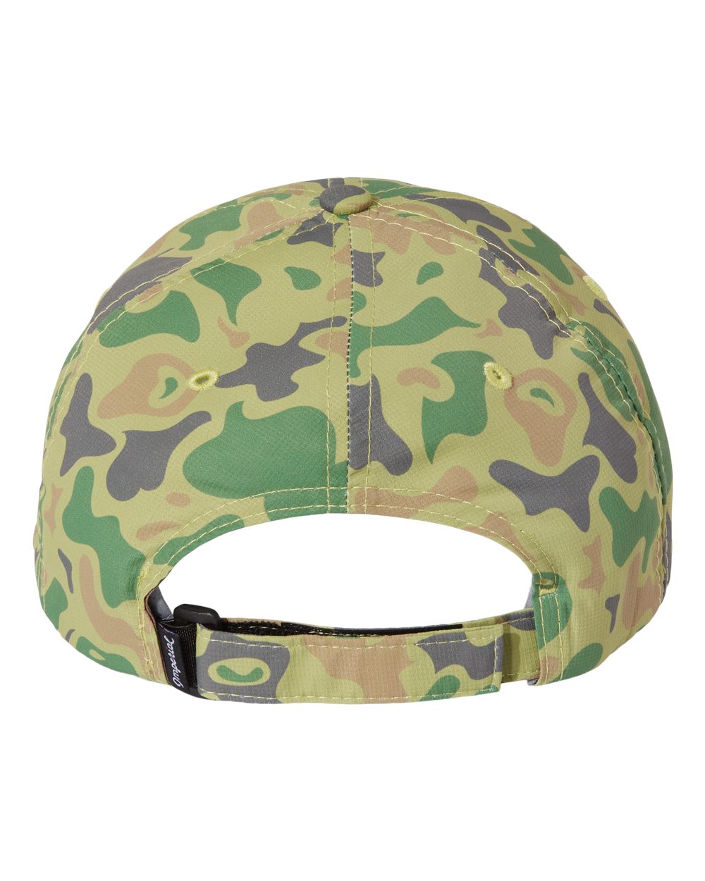 Rear View of Green Duck Camo Alter Ego Cap - X210R