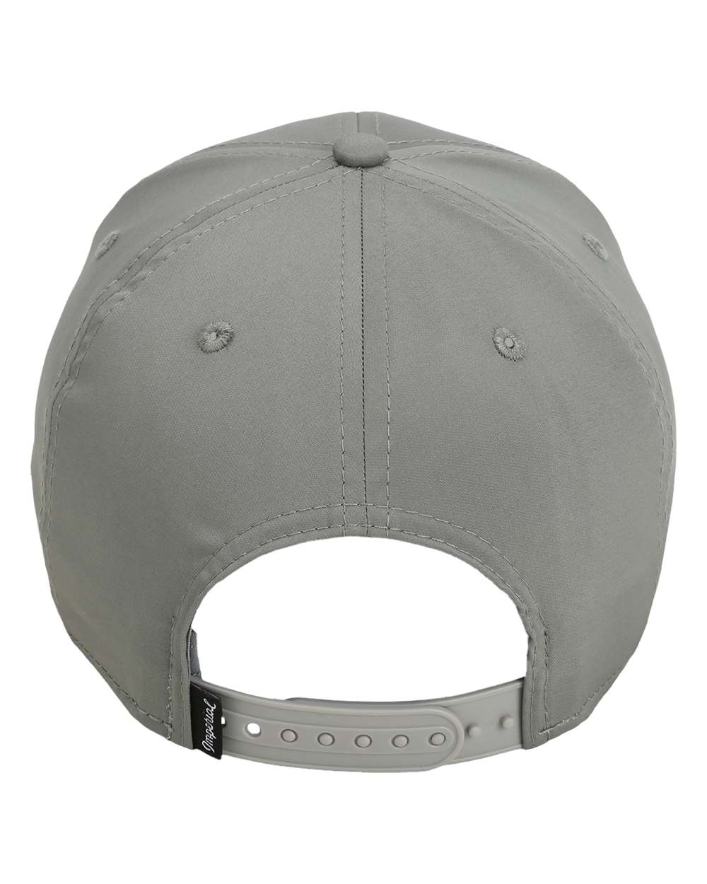 Rear View of Grey/ Black The Wingman Cap - 7054