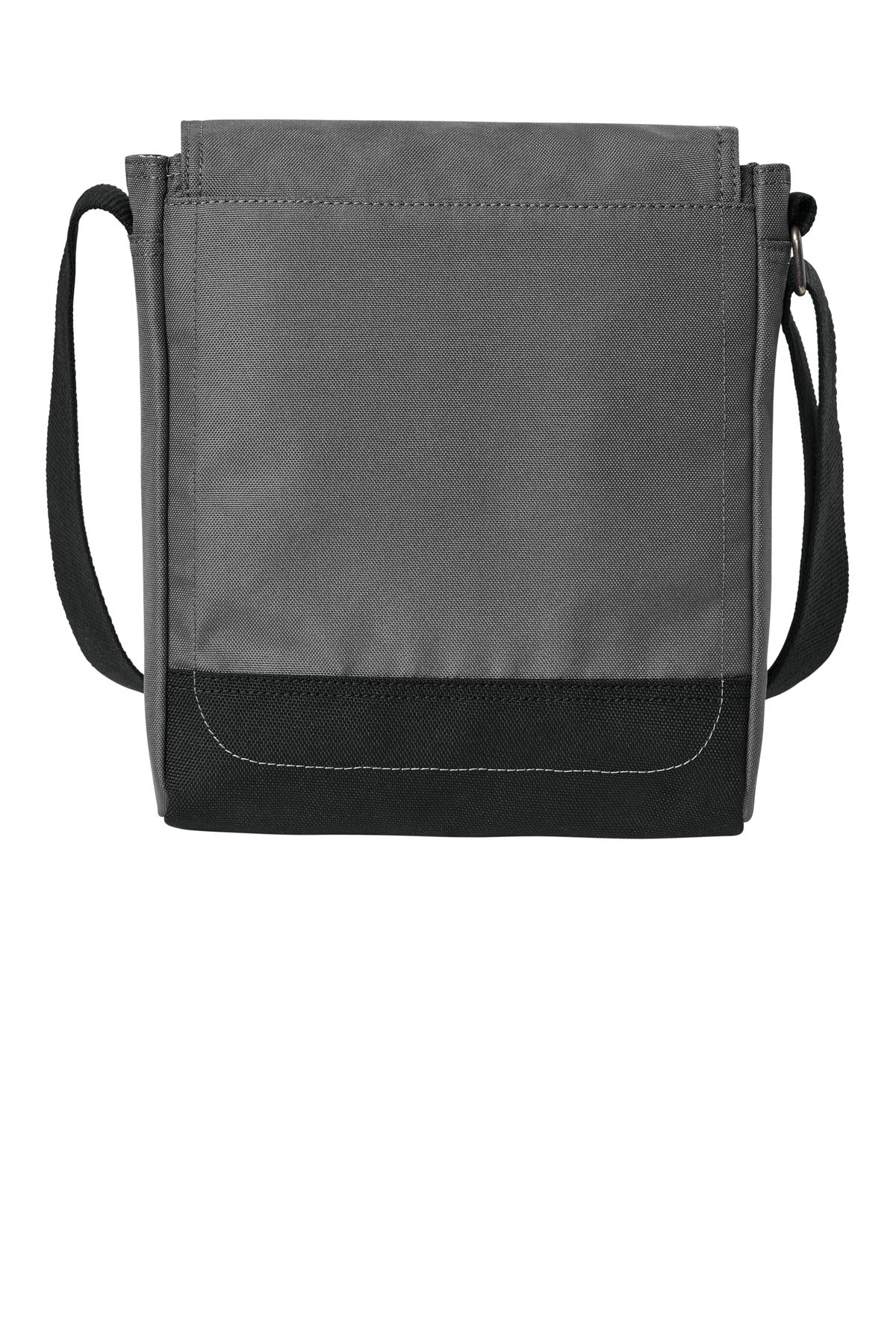 Rear View of Grey Carhartt Crossbody Snap Bag CTB0000606