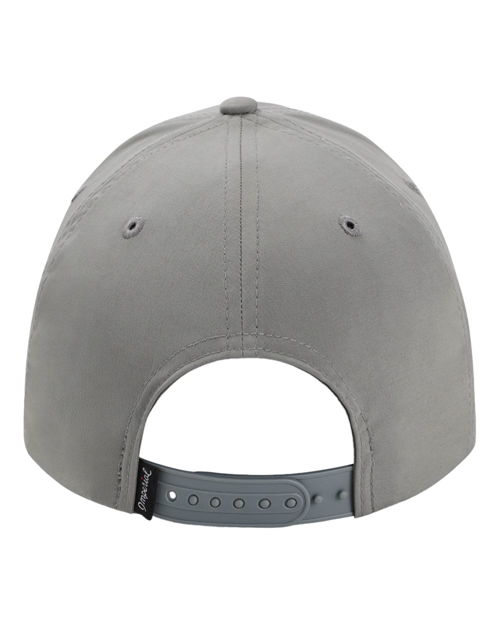Rear View of Grey The Independent Cap - 7054N