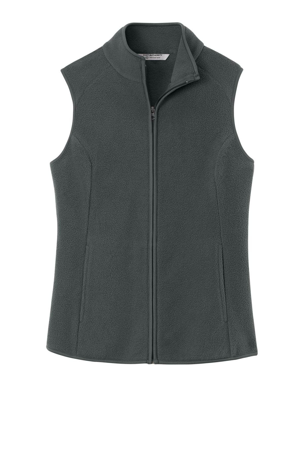Rear View of GreySteel Port Authority Women's C-FREE Fleece Vest L702