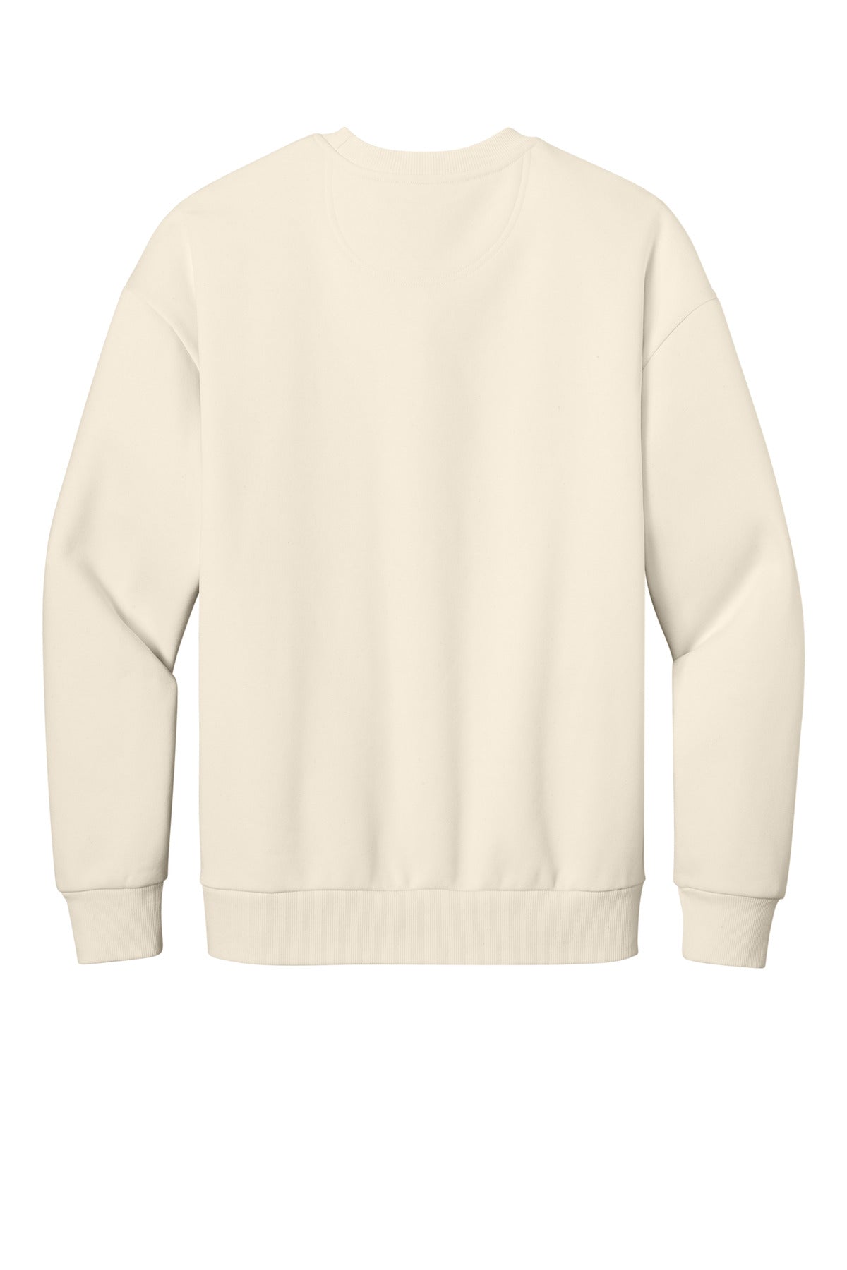 Rear View of Griege District V.I.T. Heavyweight Fleece Crew DT6154