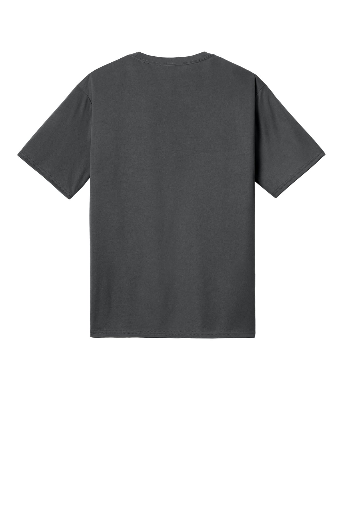 Rear View of IronGrey Port & Co PosiPrint Performance Tee PC380DTG