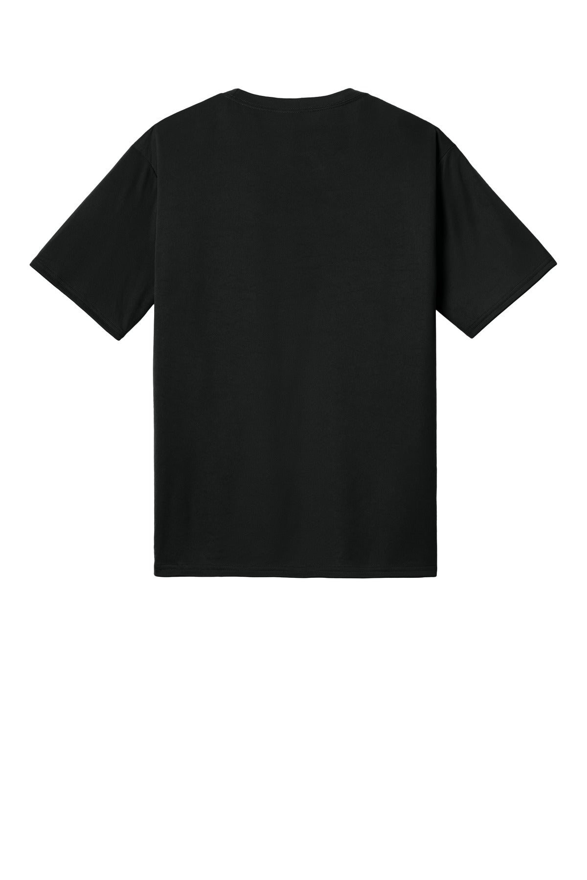 Rear View of JetBlack Port & Co PosiPrint Performance Tee PC380DTG