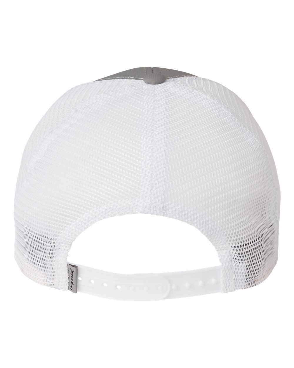 Rear View of Light Grey/ White The Original Sport Mesh Cap - X210SM